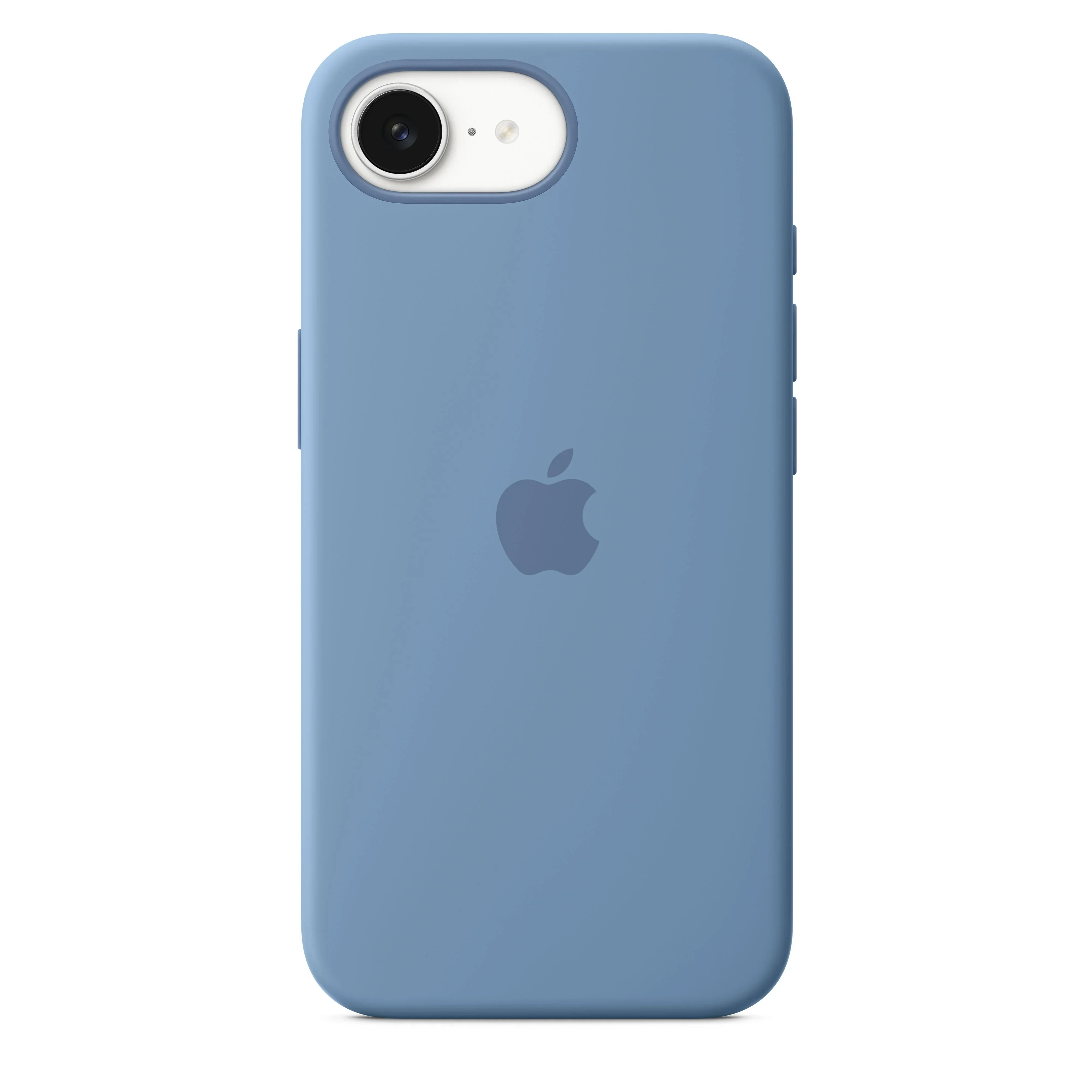 Husa de protectie Apple pentru iPhone 16e/17e, Silicon, Albastru