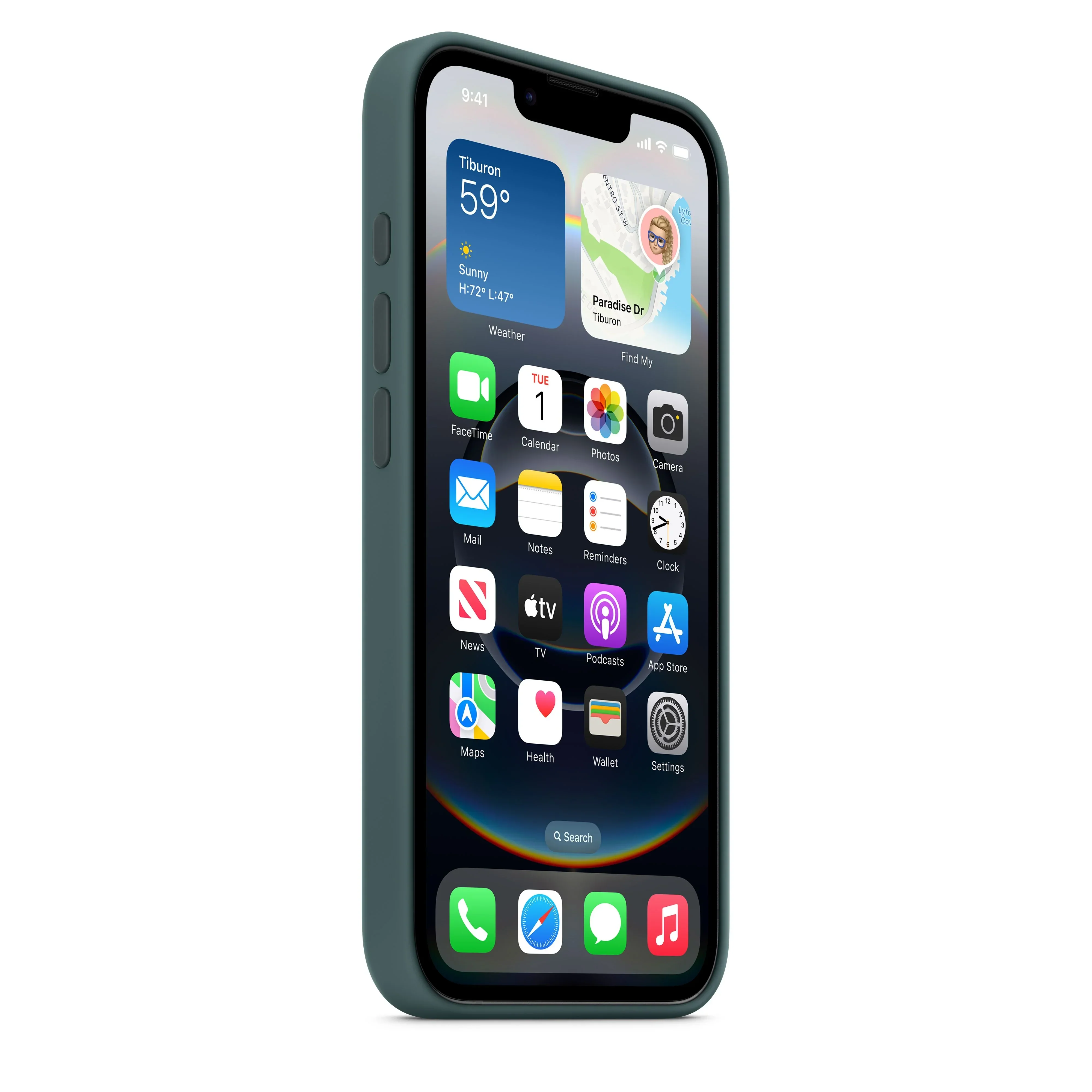 Husa de protectie Apple pentru iPhone 16e/17e, Silicon, Verde - Image 3