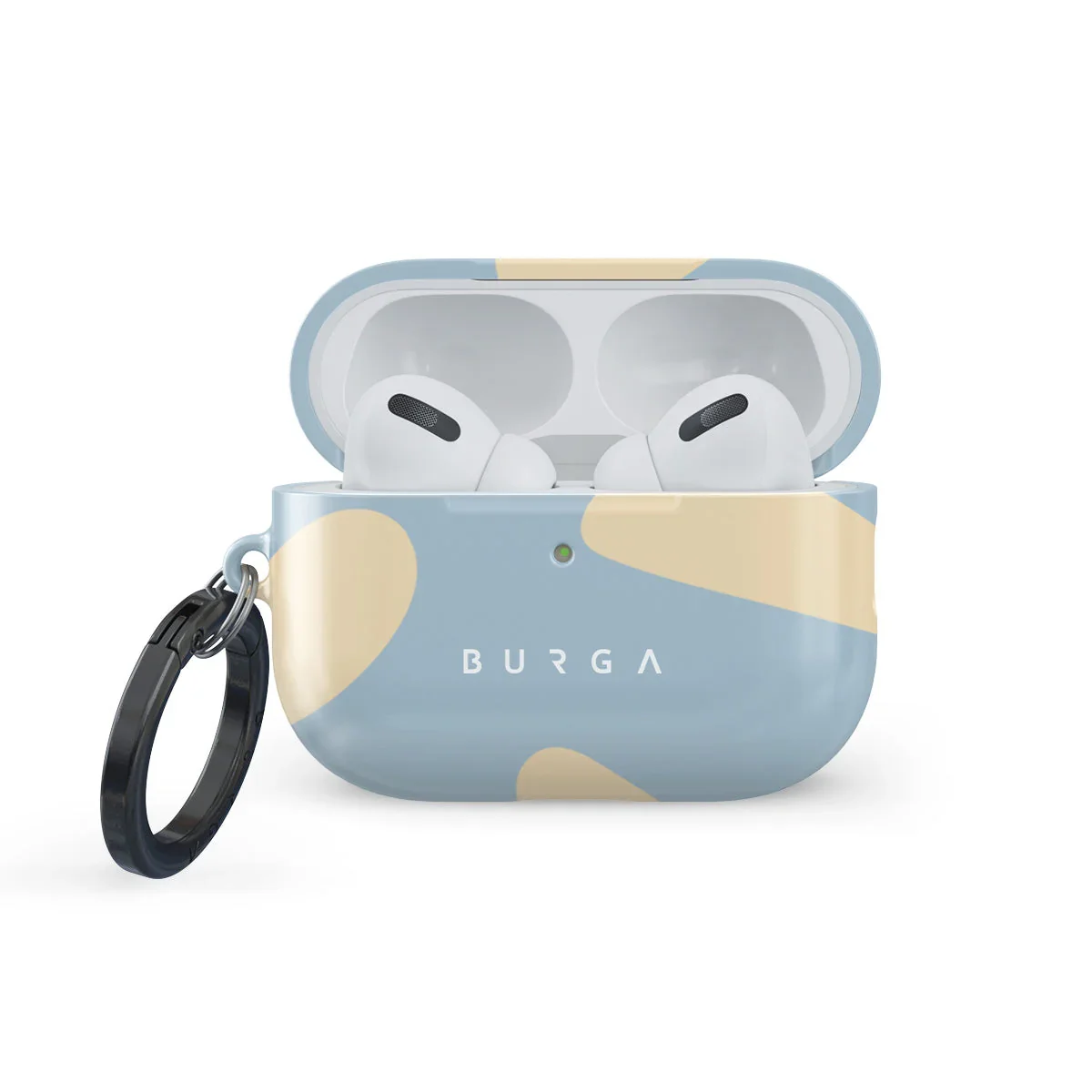 Husa de protectie BURGA pentru AirPods Pro 3, Bleu/Galben