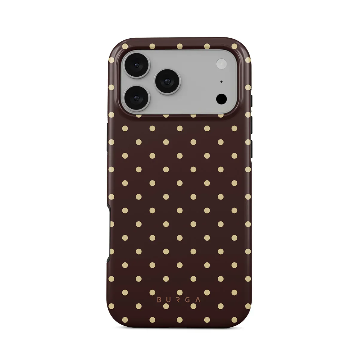 Husa de protectie BURGA pentru iPhone 17 Pro Max, Maro/Galben