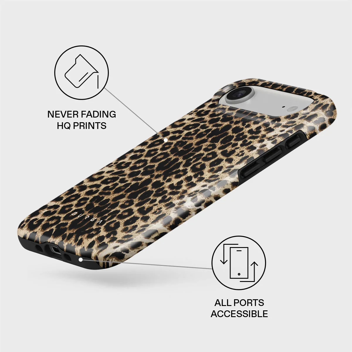 Husa de protectie BURGA pentru iPhone Air, Maro - Image 3