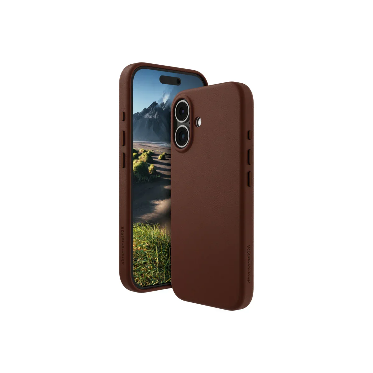 Husa de protectie Dbramante1928 din piele pentru iPhone 16 Plus, Roskilde, Maro - Image 2