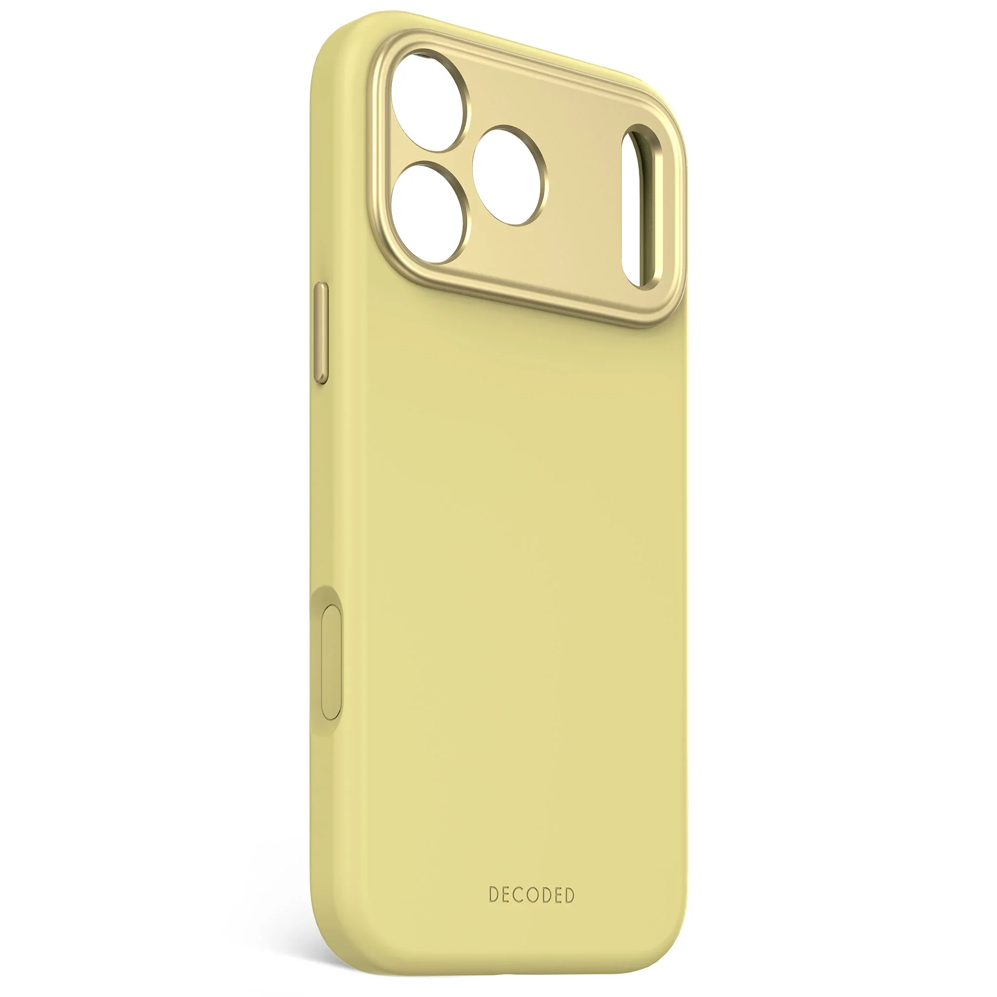 Husa de protectie DECODED Antimicrobian pentru iPhone 17 Pro Max, Silicon, Yuma Yellow - Image 2