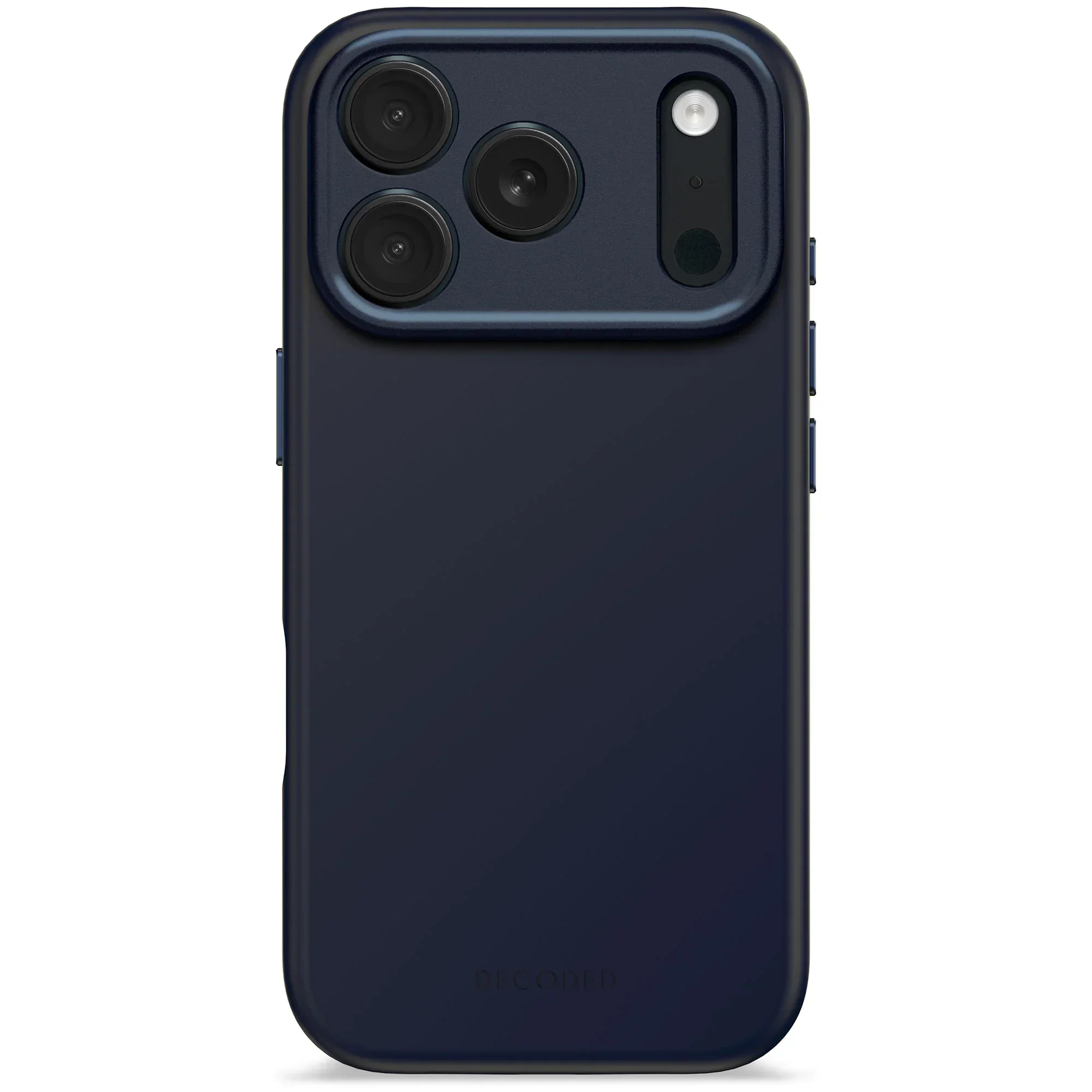 Husa de protectie DECODED Antimicrobian pentru iPhone 17 Pro, Silicon, True Navy