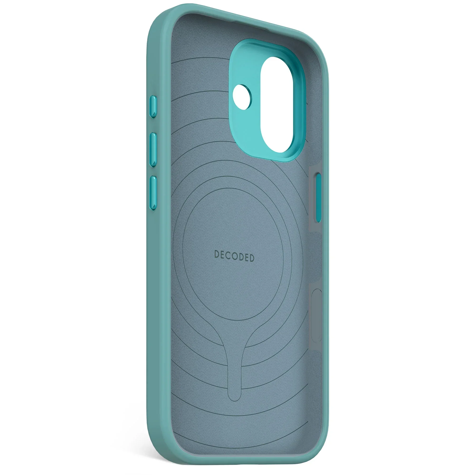 Husa de protectie DECODED Antimicrobian pentru iPhone 17, Silicon, Retro Blue - Image 3