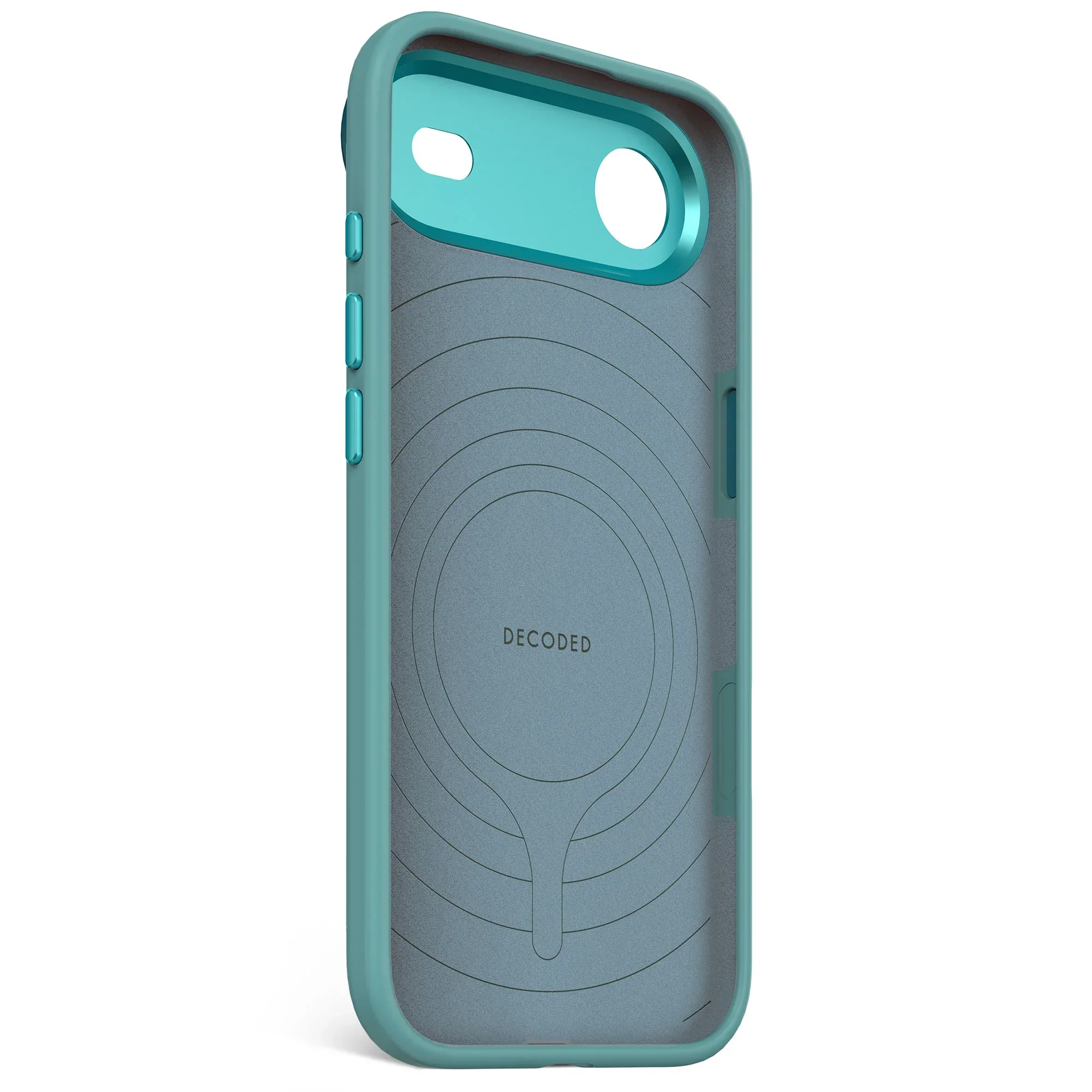 Husa de protectie DECODED Antimicrobian pentru iPhone Air, Silicon, Retro Blue - Image 3