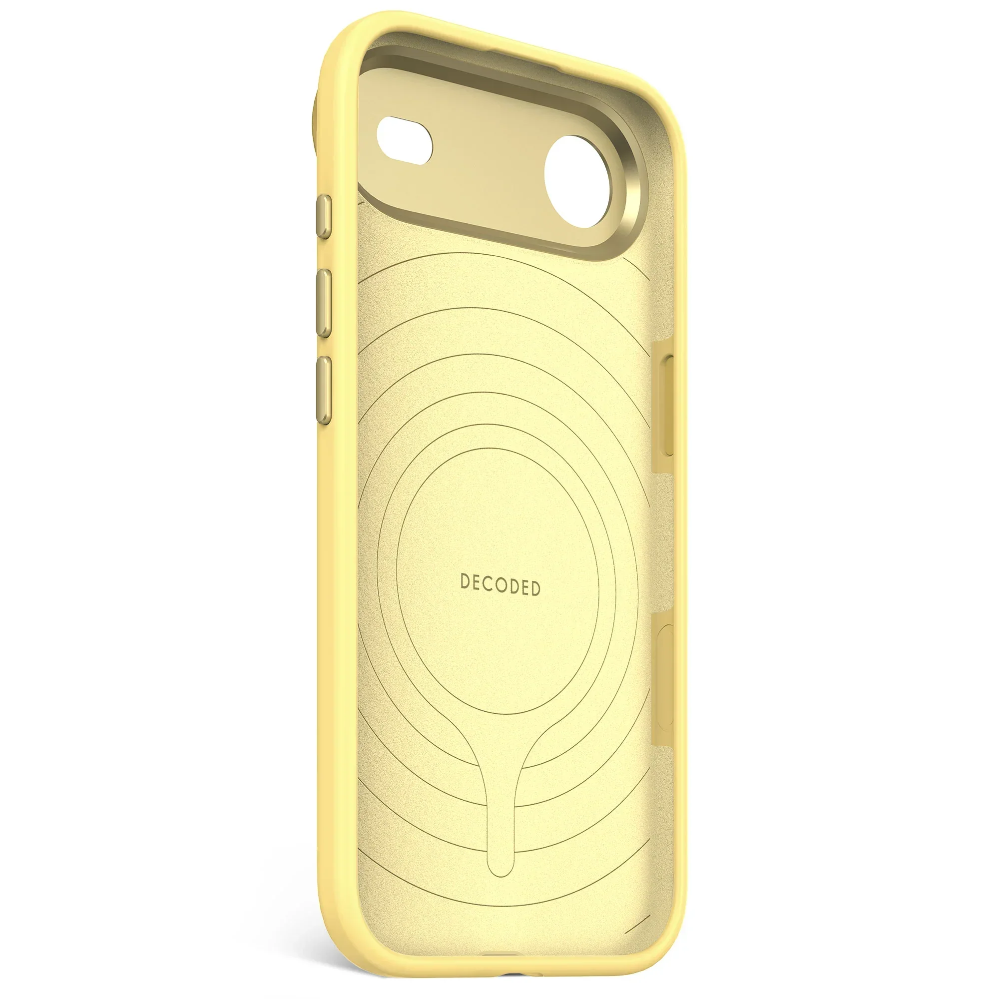 Husa de protectie DECODED Antimicrobian pentru iPhone Air, Silicon, Yuma Yellow - Image 3