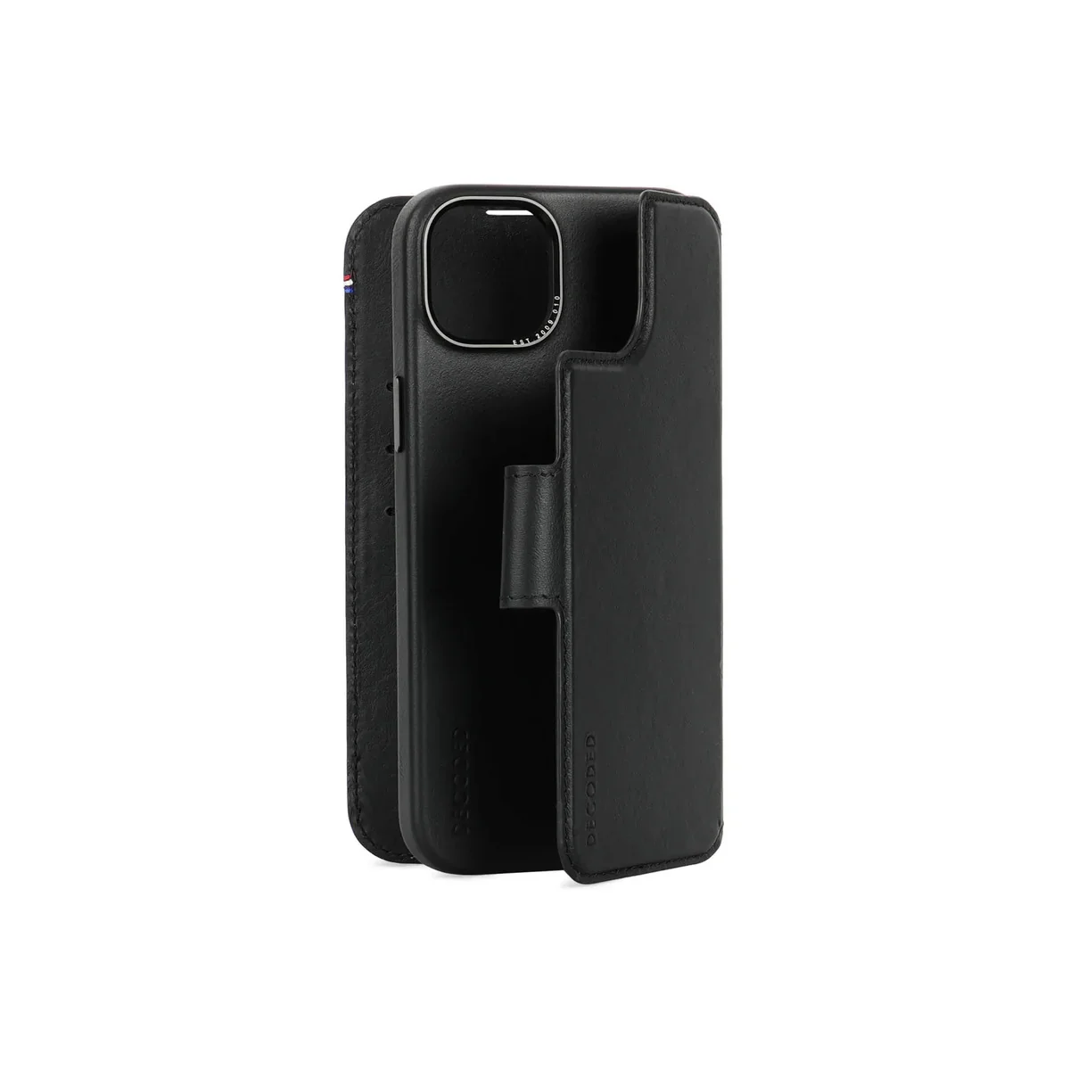 Husa de protectie Decoded cu portofel detasabil iPhone 15 Plus, Piele, Negru - Image 6