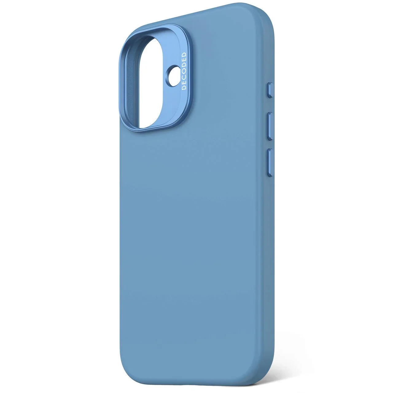 Husa de protectie DECODED din silicon pentru iPhone 16, Albastru - Image 3