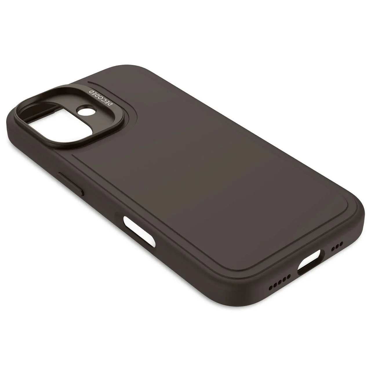 Husa de protectie DECODED din silicon pentru iPhone 16 Plus, Maro - Image 5