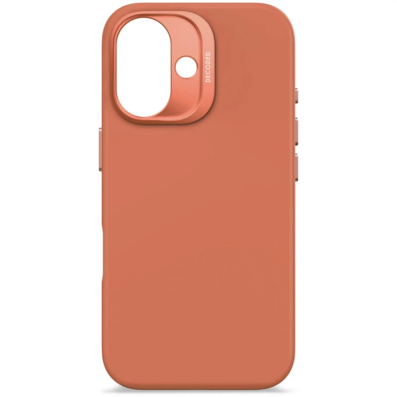 Husa de protectie DECODED din silicon pentru iPhone 16, Portocaliu - Image 8