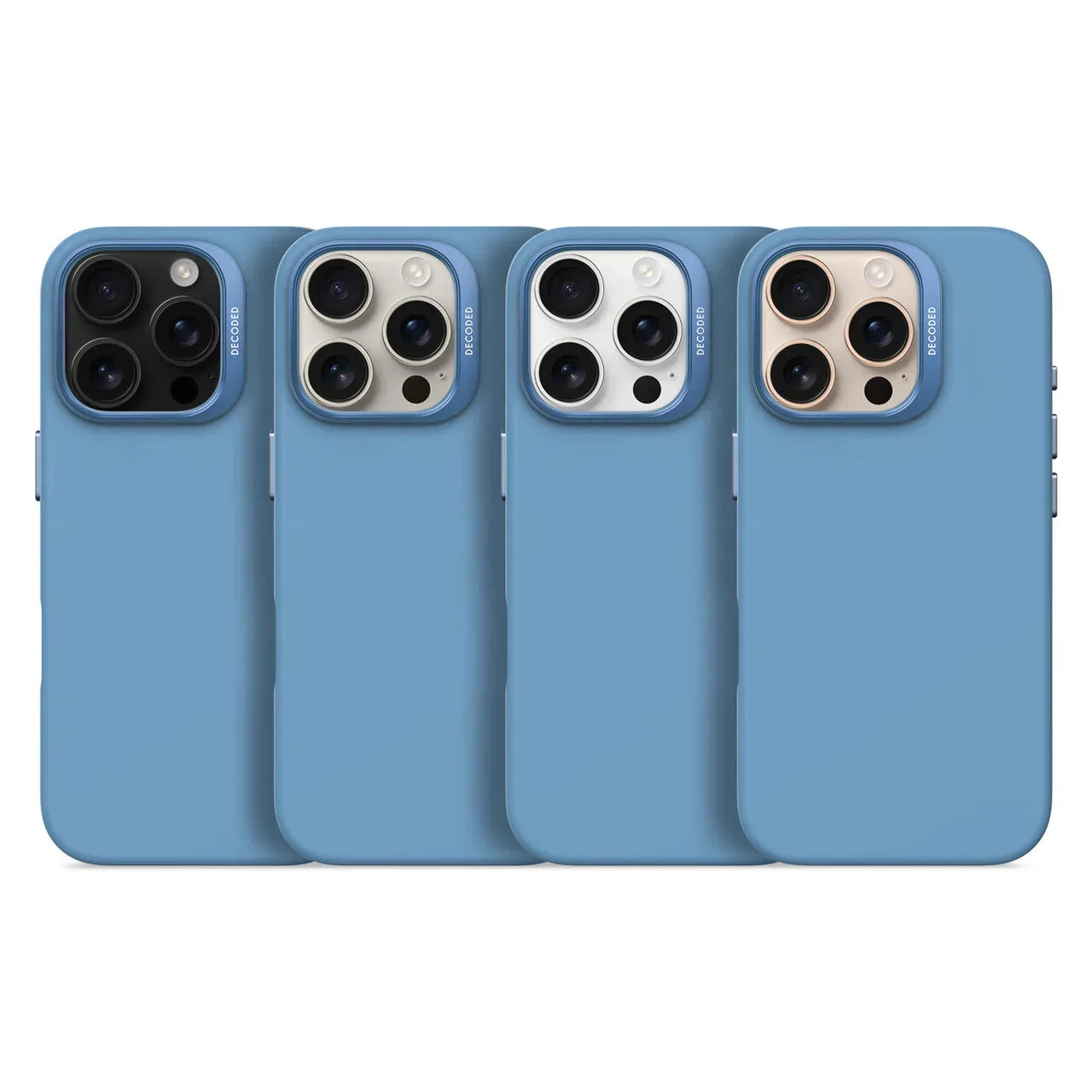 Husa de protectie DECODED din silicon pentru iPhone 16 Pro, Albastru - Image 5