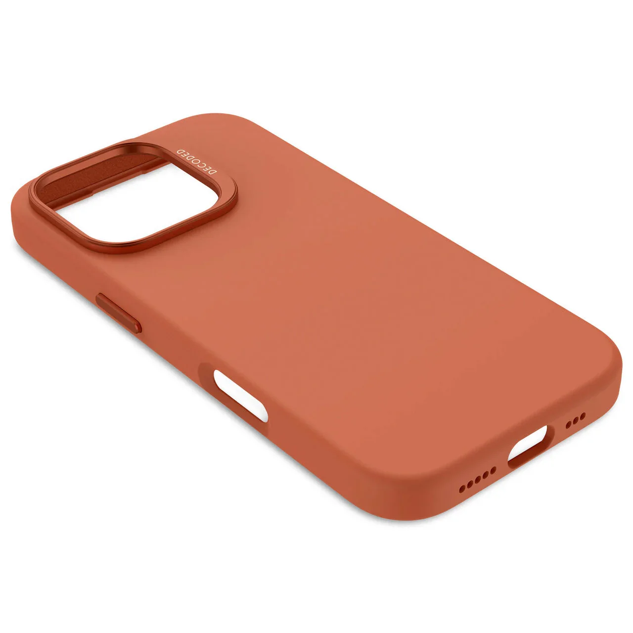 Husa de protectie DECODED din silicon pentru iPhone 16 Pro Max, Portocaliu - Image 4