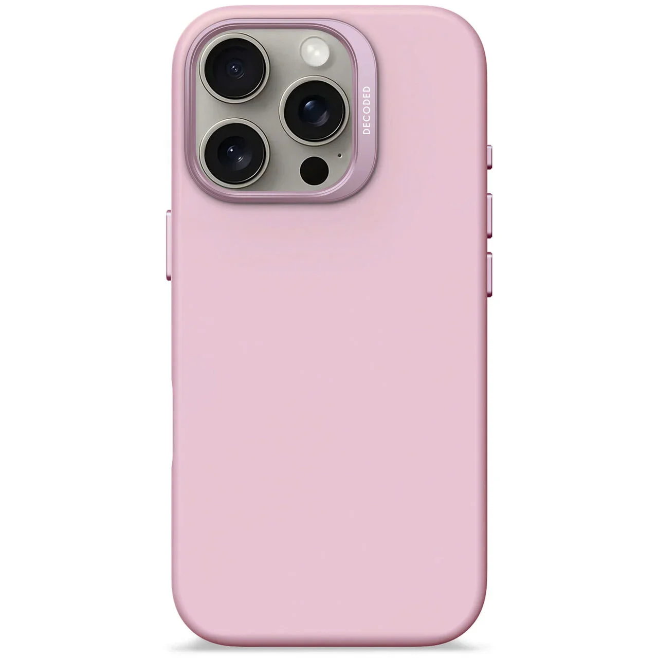 Husa de protectie DECODED din silicon pentru iPhone 16 Pro Max, Roz