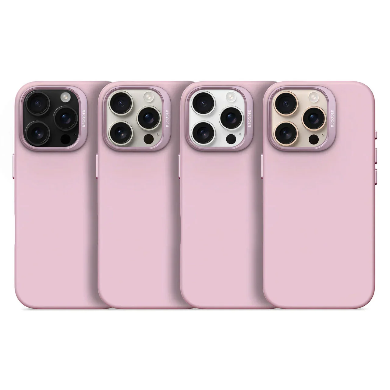 Husa de protectie DECODED din silicon pentru iPhone 16 Pro Max, Roz - Image 5