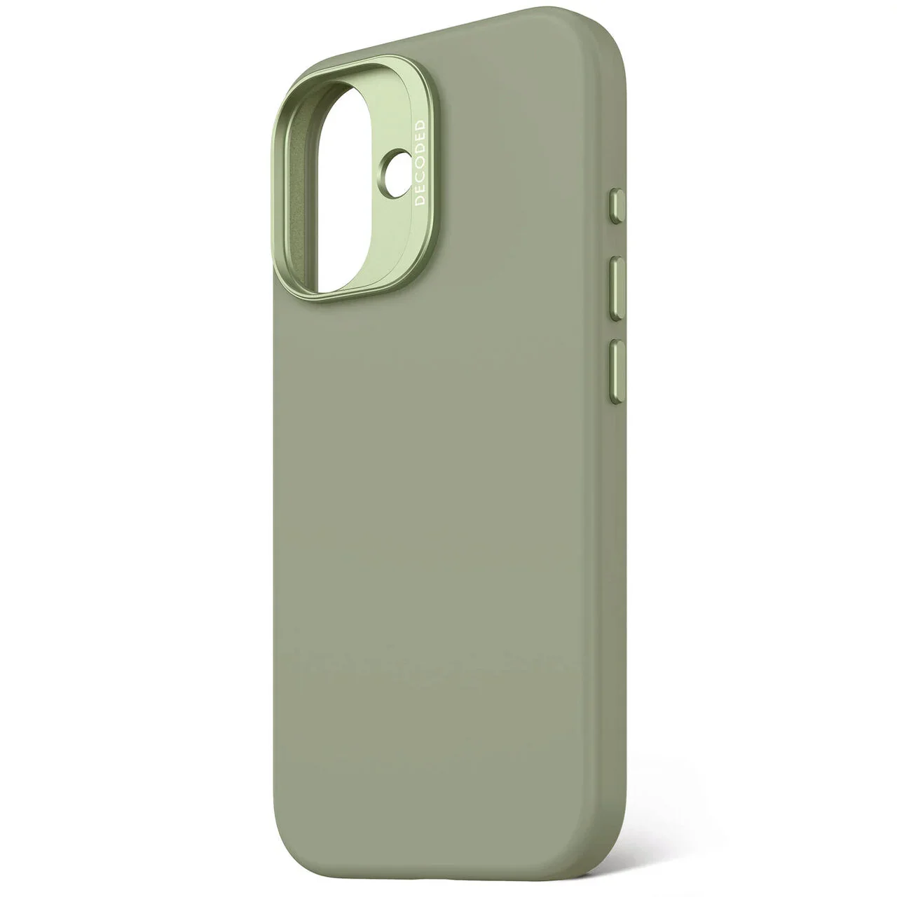 Husa de protectie DECODED din silicon pentru iPhone 16, Verde - Image 3