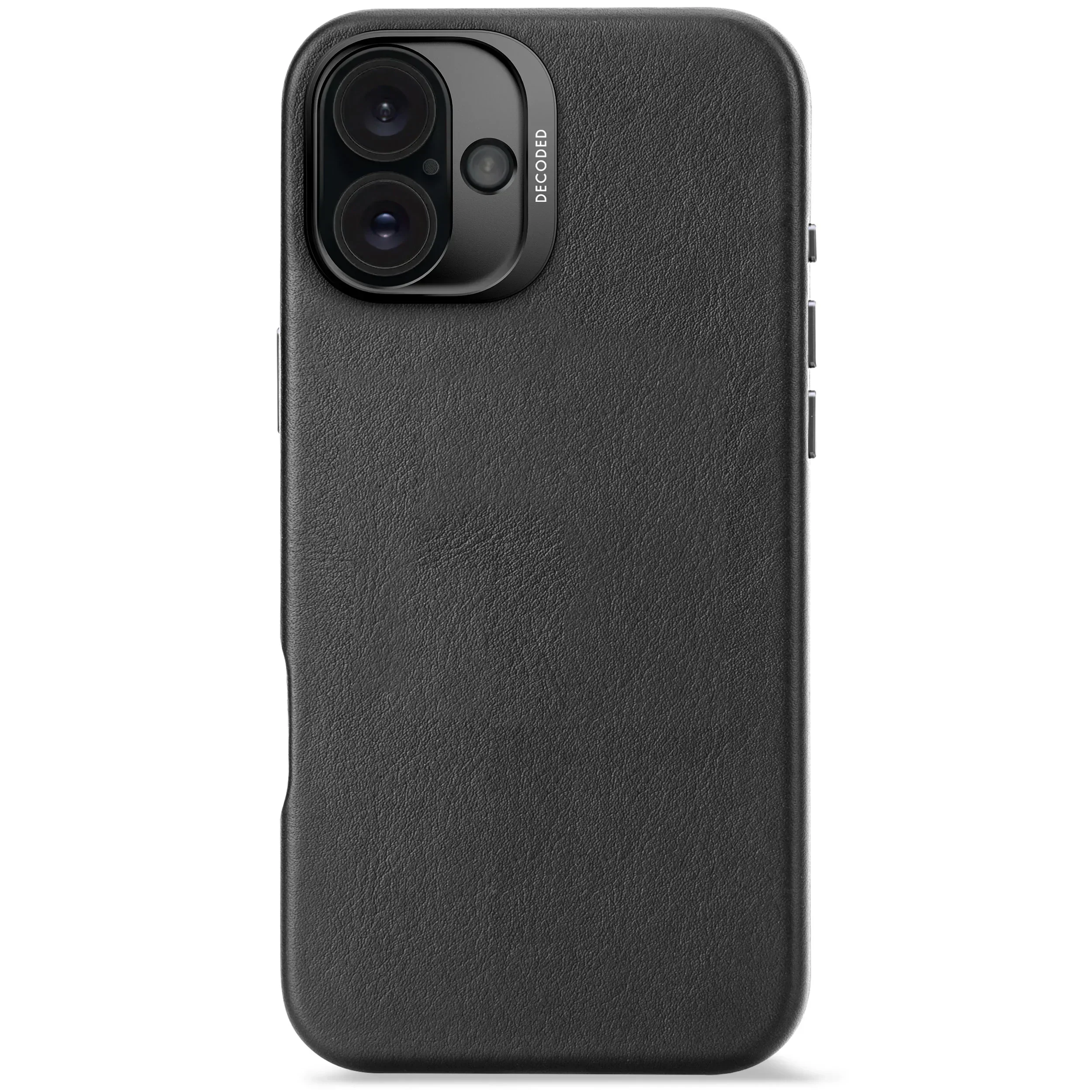 Husa de protectie DECODED pentru iPhone 16 Plus, Piele, Negru - Image 10