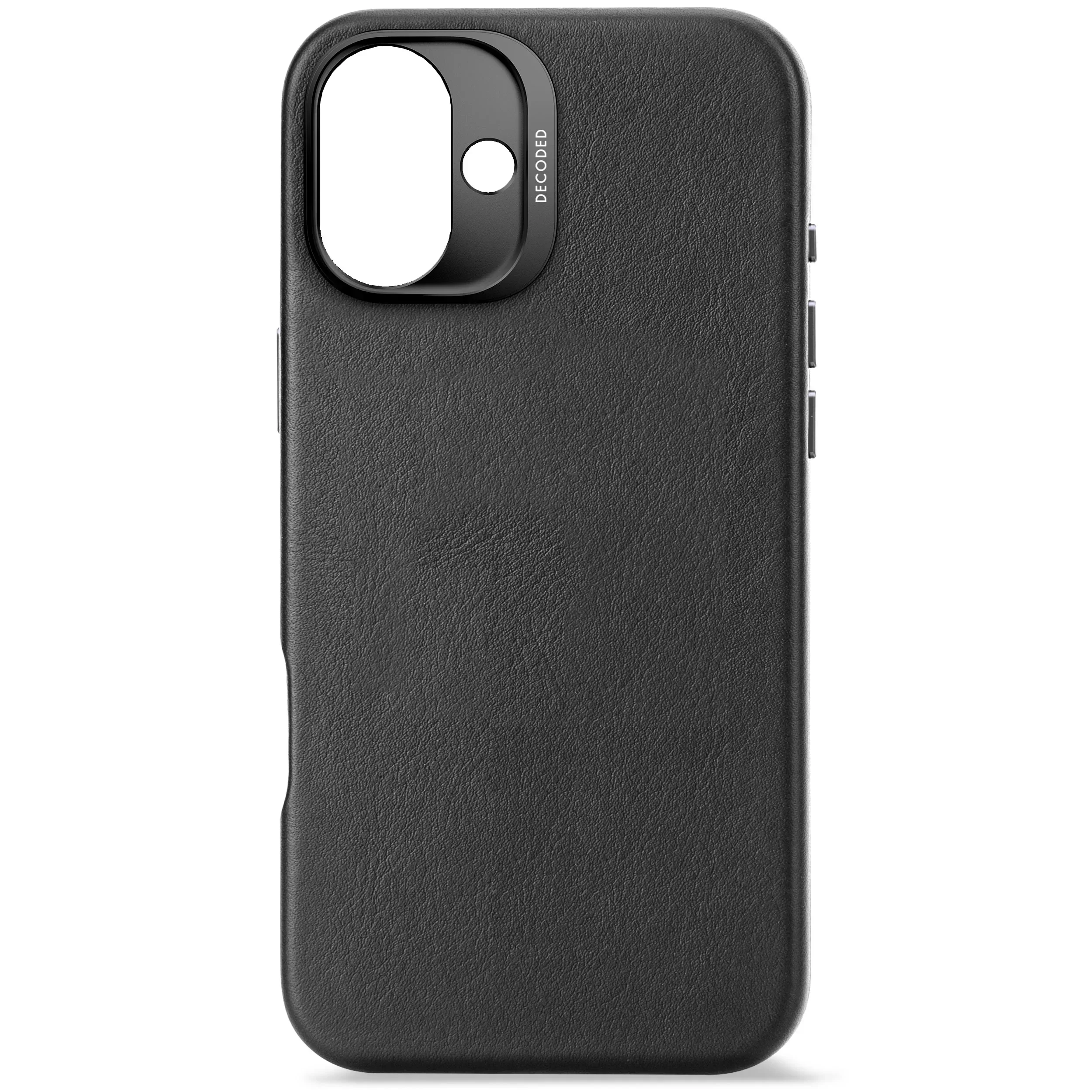 Husa de protectie DECODED pentru iPhone 16 Plus, Piele, Negru - Image 12
