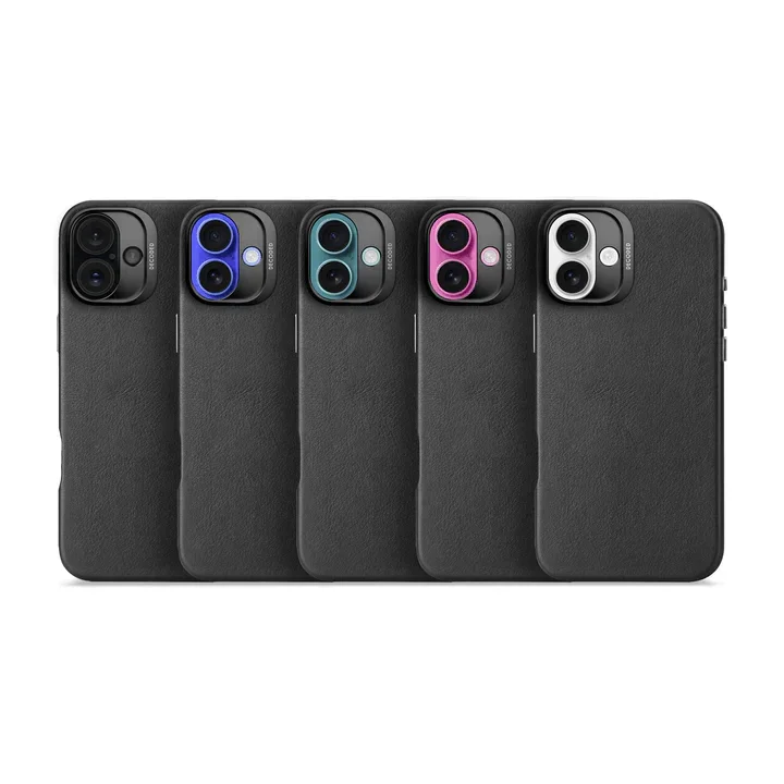 Husa de protectie DECODED pentru iPhone 16 Plus, Piele, Negru - Image 9
