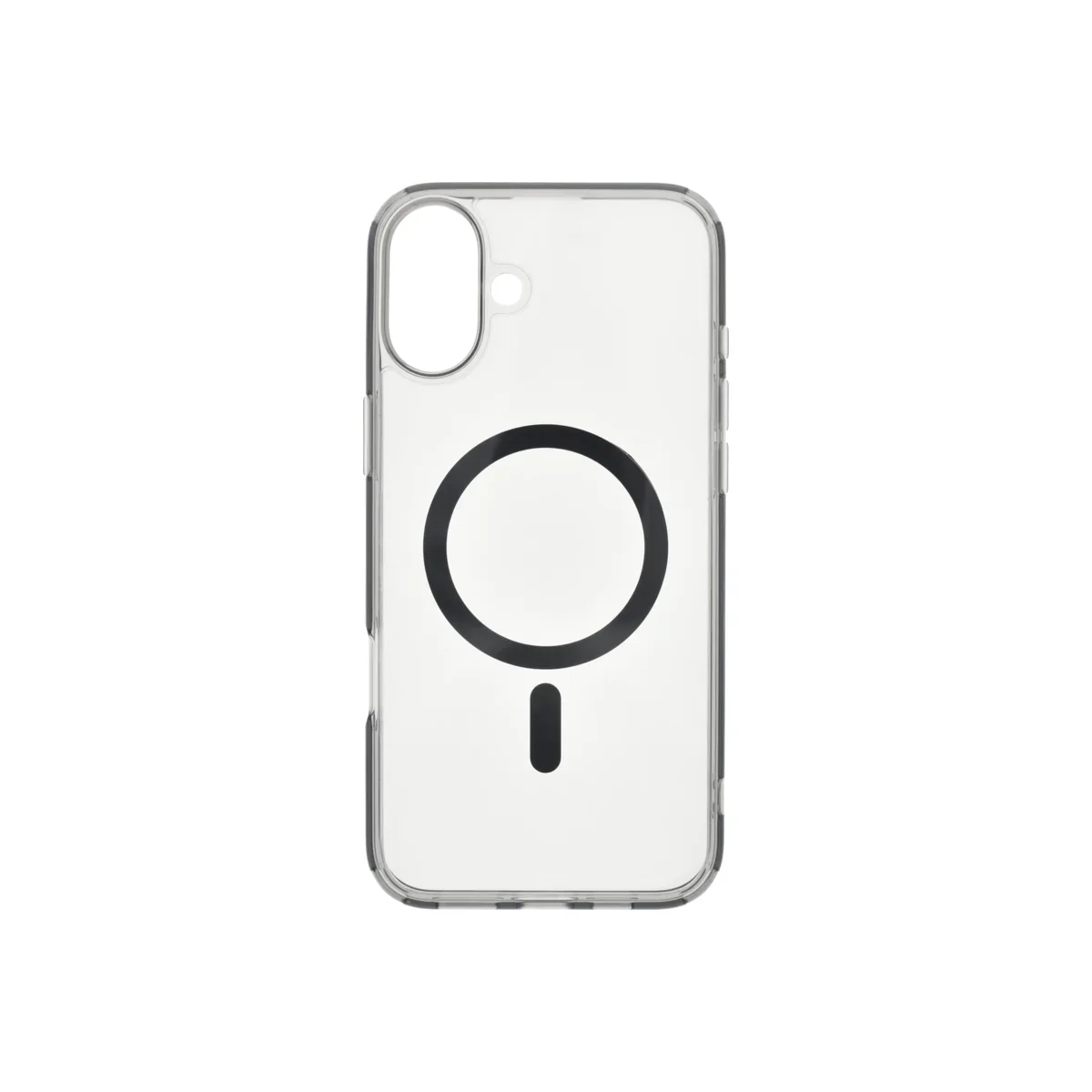 Husa de protectie Dviced cu Magsafe pentru iPhone 16 Plus, Negru Transparent