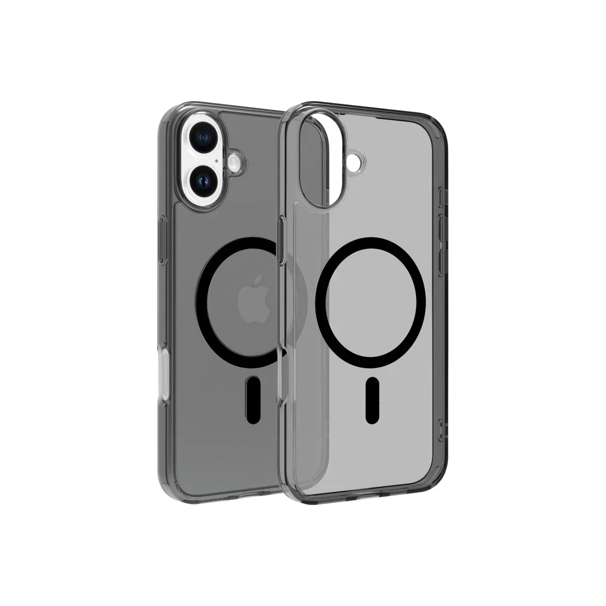 Husa de protectie Dviced cu Magsafe pentru iPhone 16 Plus, Negru Transparent - Image 2