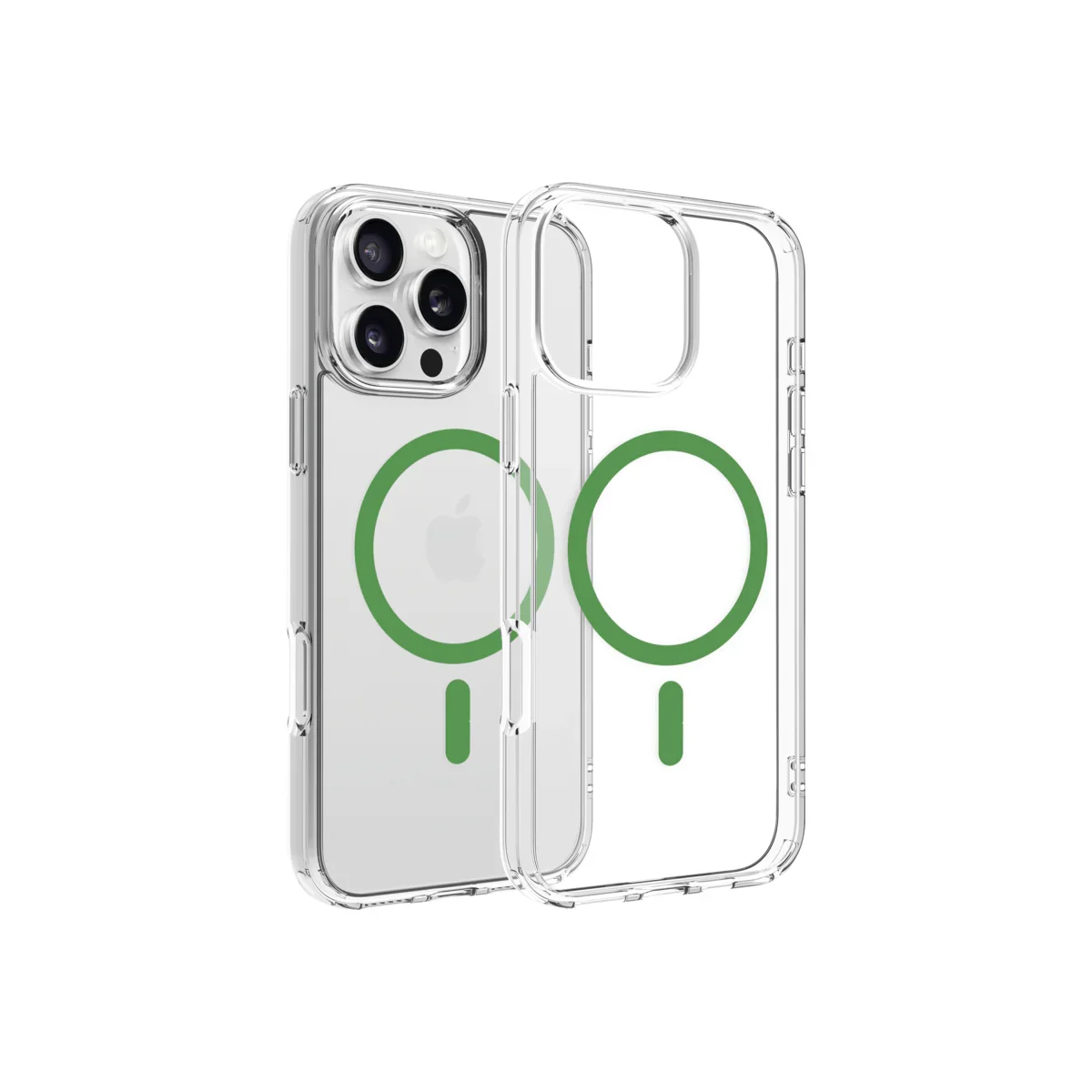 Husa de protectie Dviced cu Magsafe pentru iPhone 16 Pro Max, Verde Transparent - Image 2
