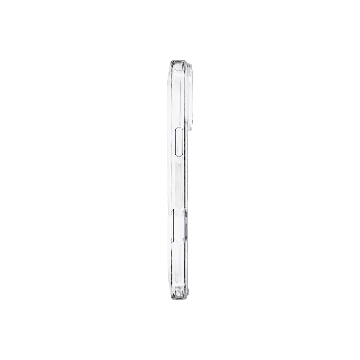 Husă de protectie DVICED din silicon pentru iPhone 17 Pro Max, MagSafe, Transparent-neagră - Image 4
