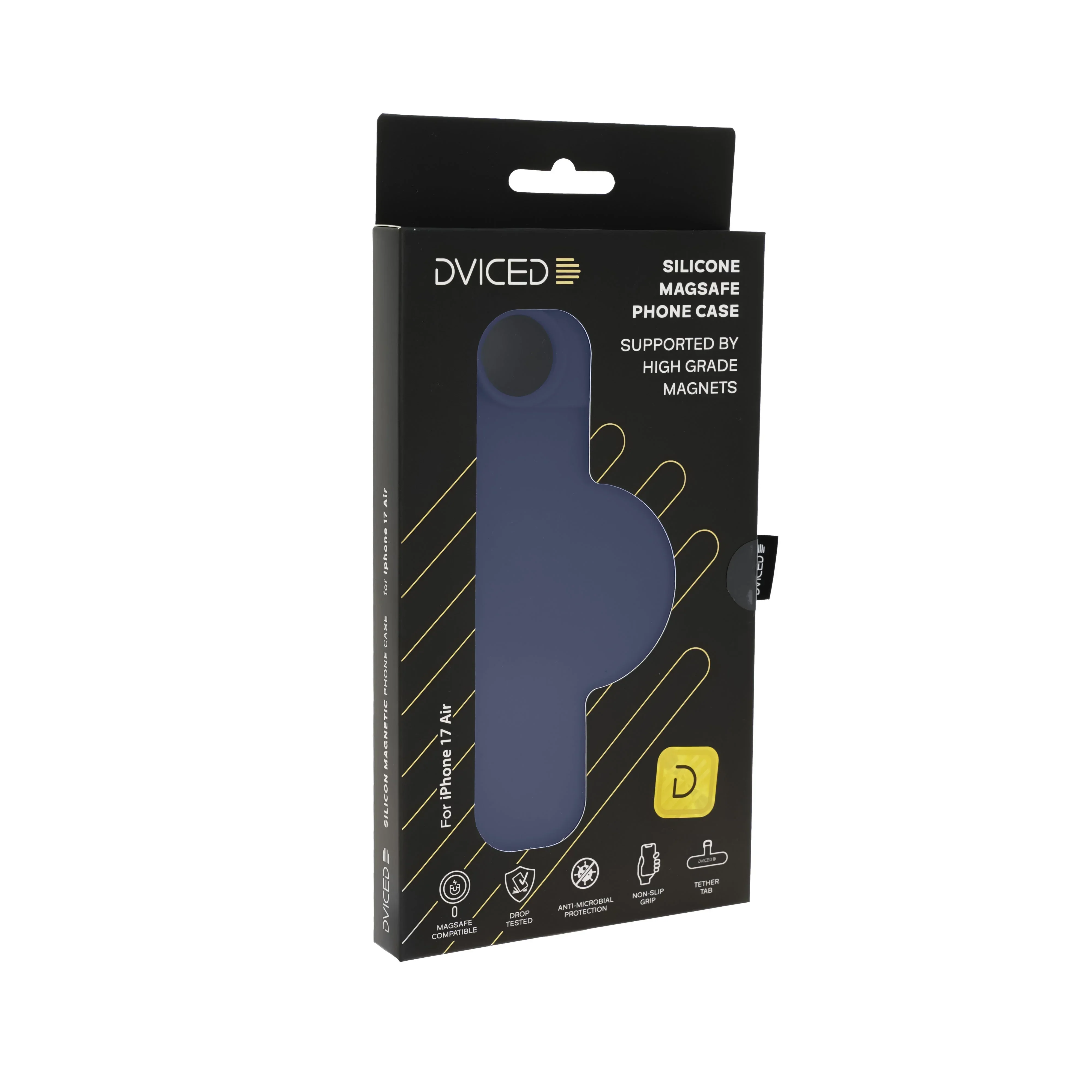 Husă de protectie DVICED din silicon pentru iPhone Air, Albastru - Image 4