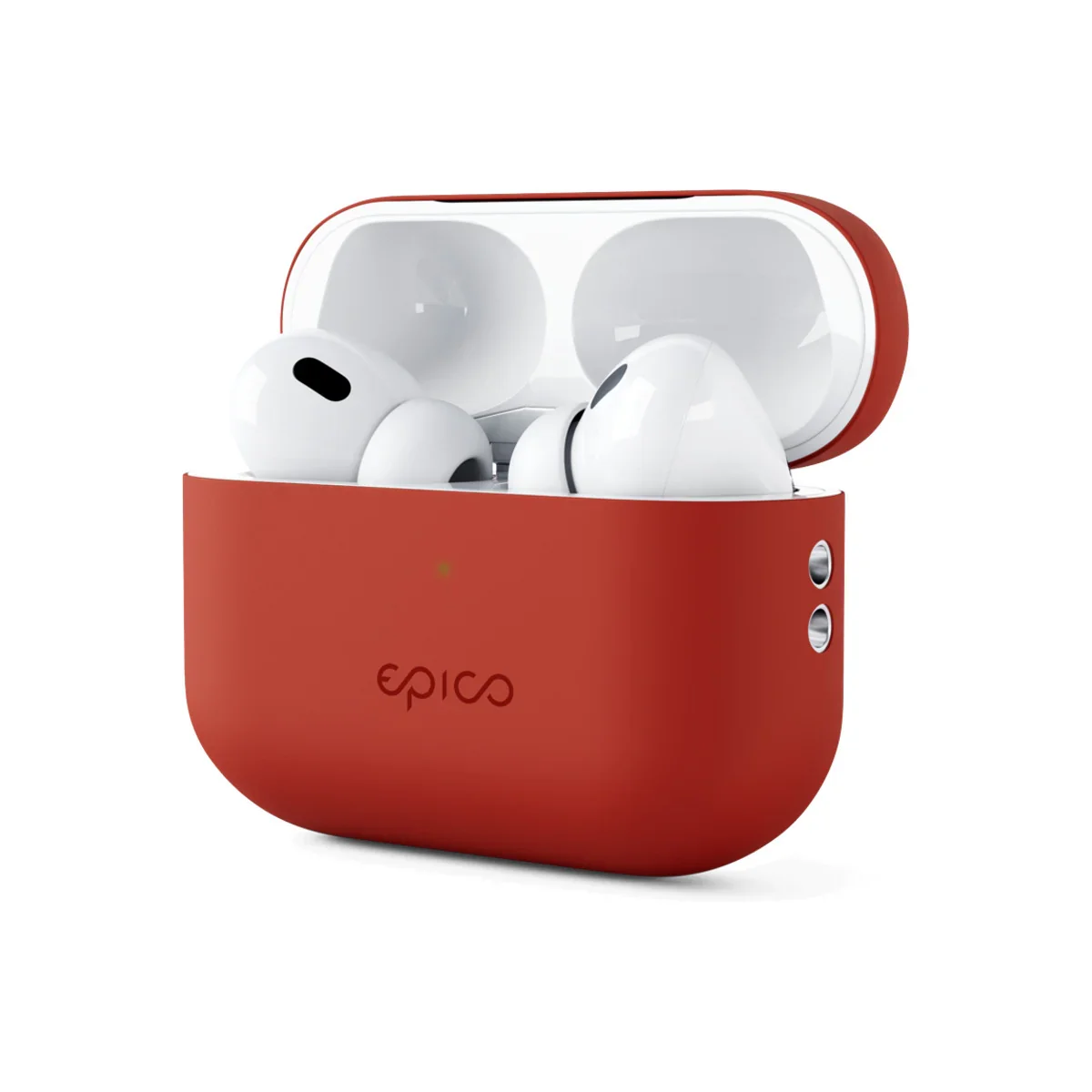 Husa de protectie Epico pentru AirPods Pro 2, Silicon, Rosu - Image 2