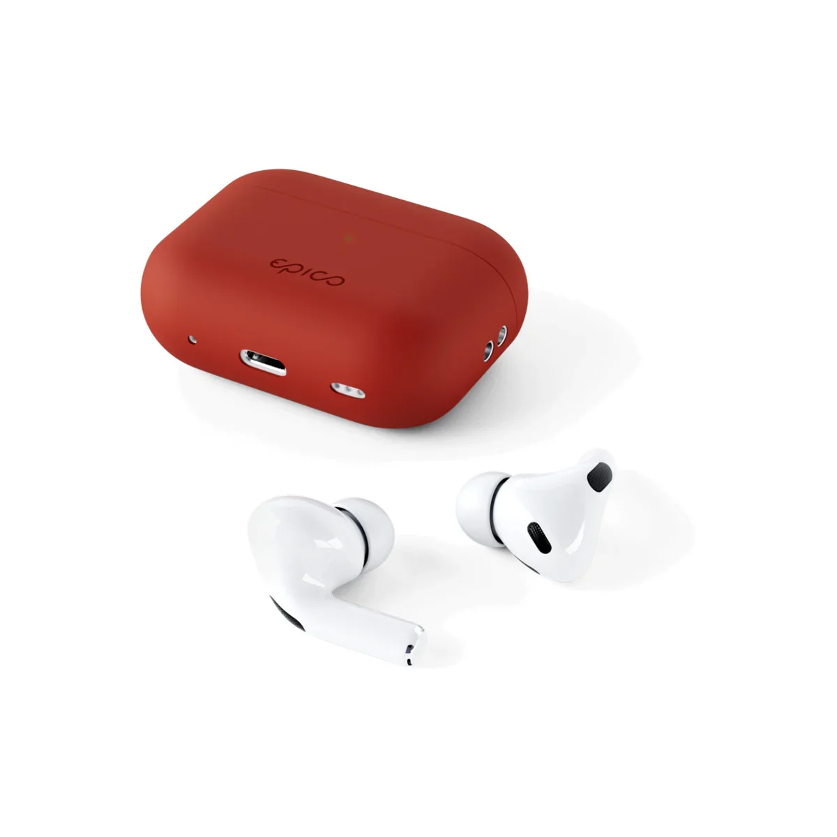 Husa de protectie Epico pentru AirPods Pro 2, Silicon, Rosu - Image 3