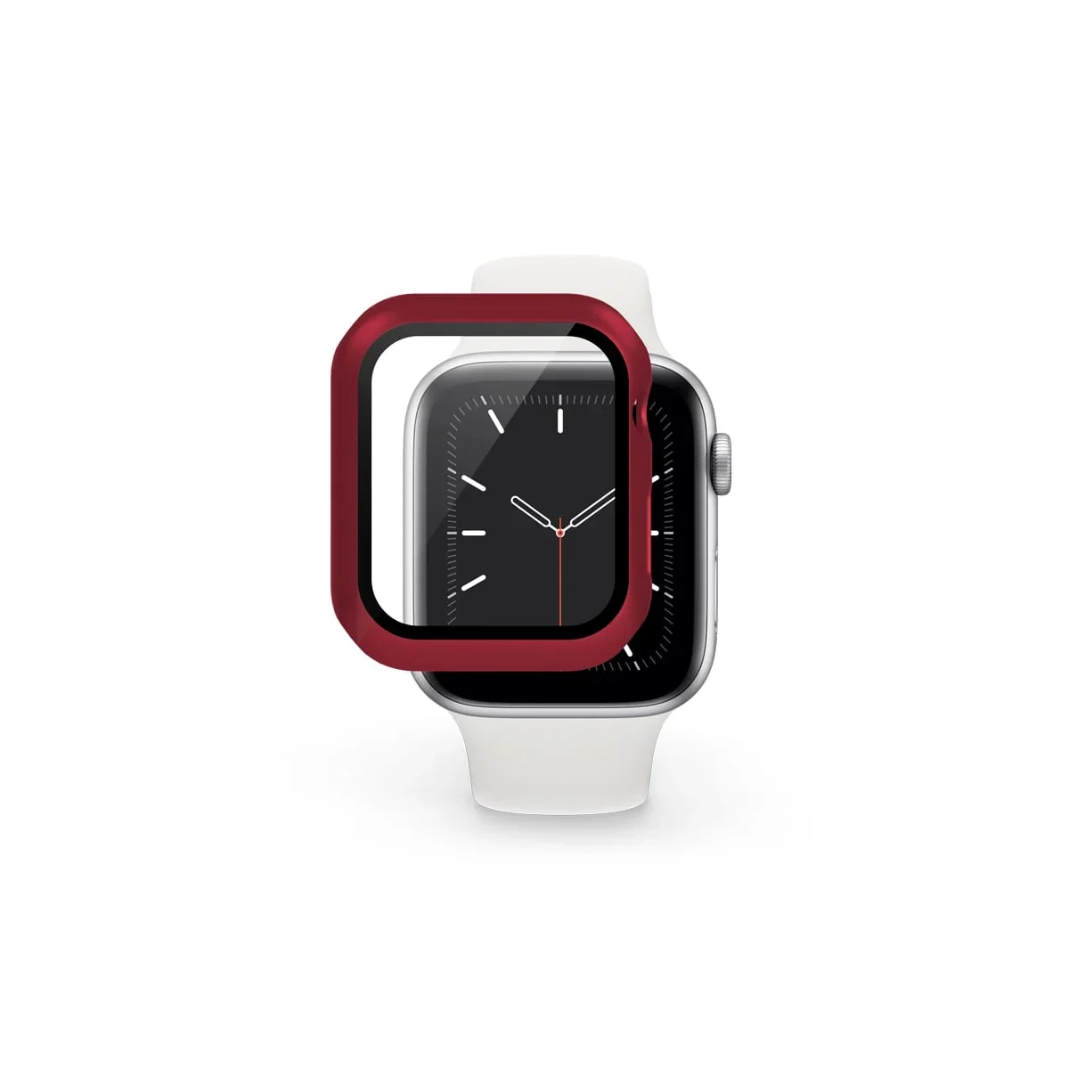 Husa de protectie Epico pentru Apple Watch 4/5/6/SE (40mm), Rosu