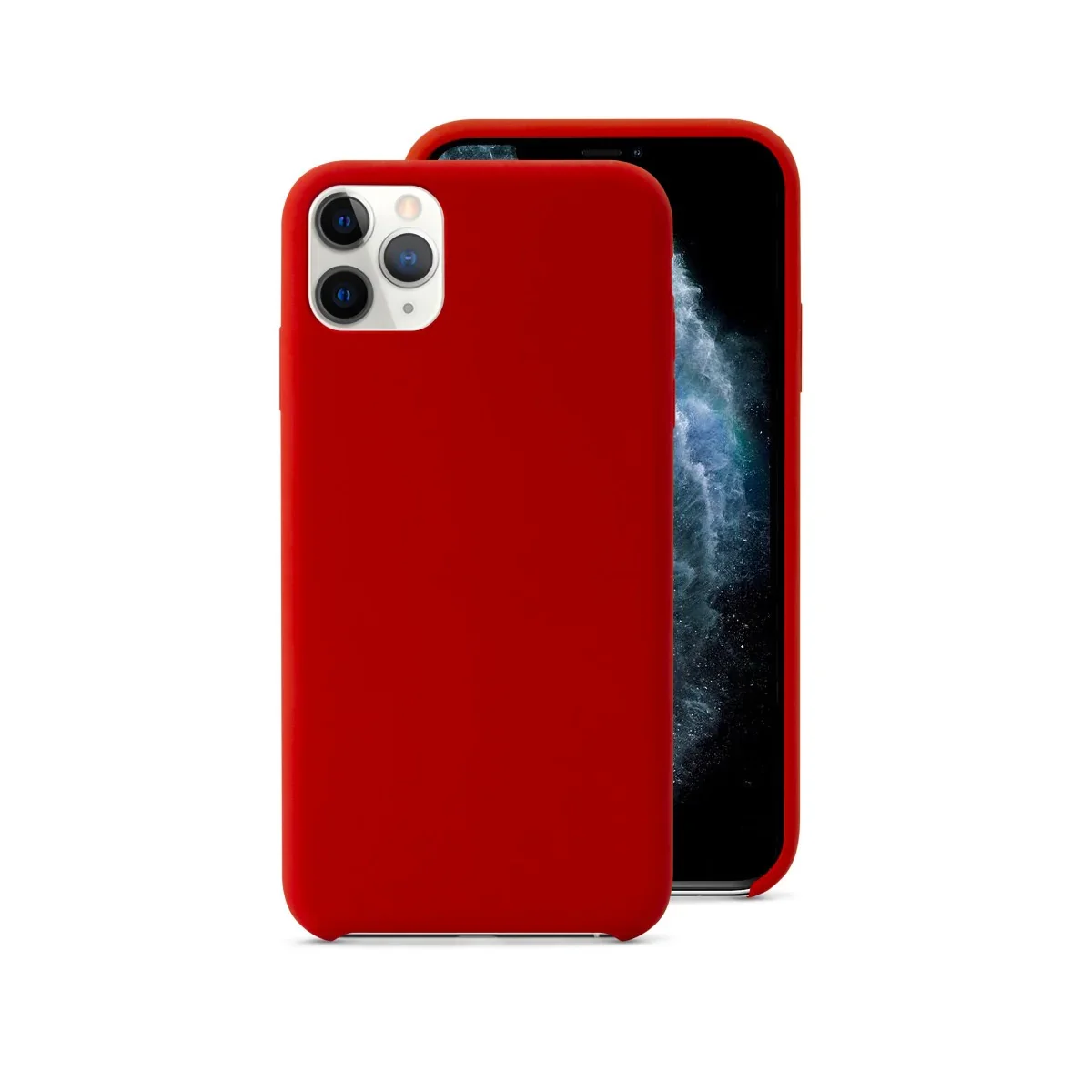 Husa de protectie Epico pentru iPhone 11 Pro Max Silicon, Rosu