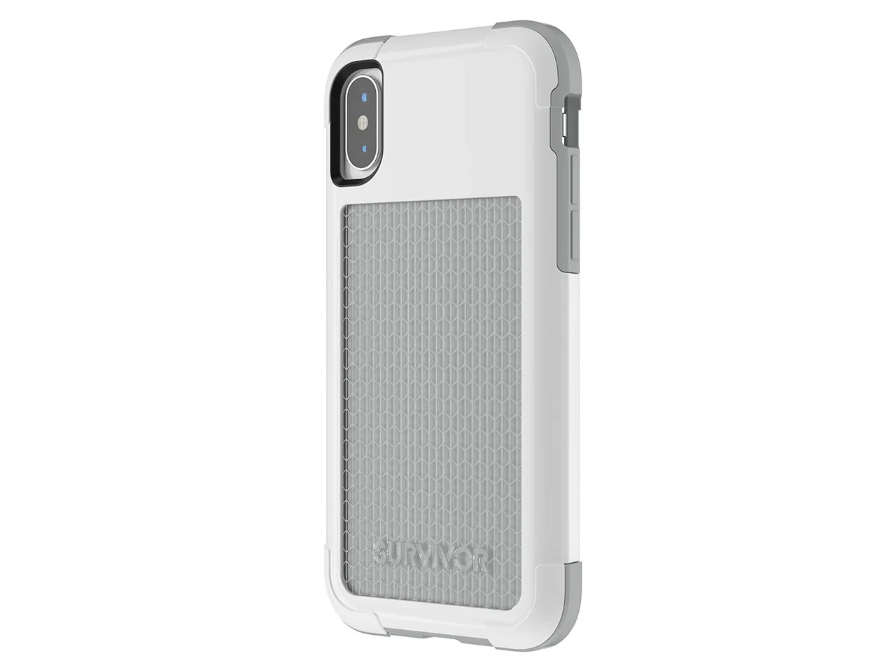 Husa de protectie Griffin Survivor Fit pentru iPhone X, Alb - Image 2