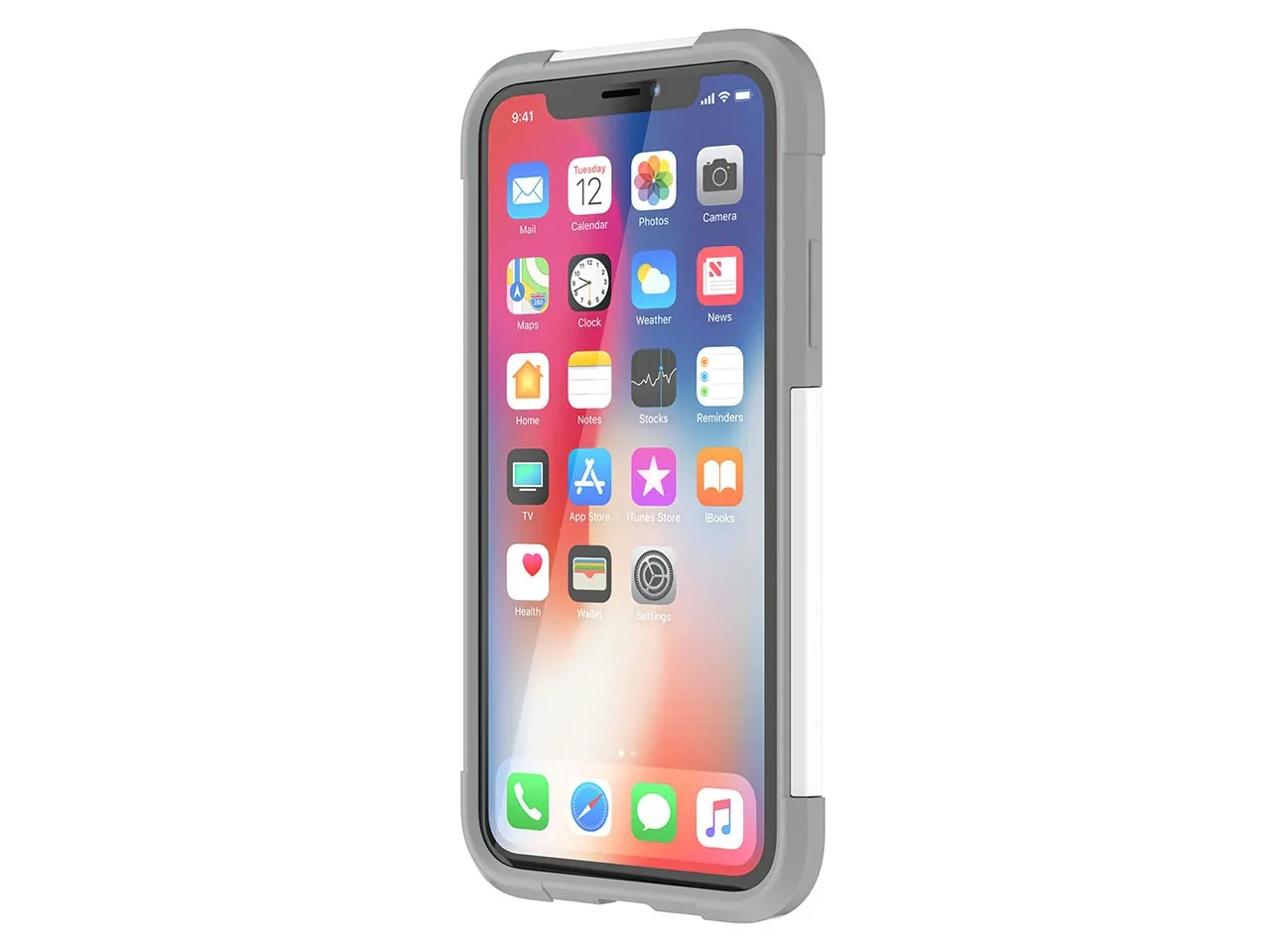 Husa de protectie Griffin Survivor Fit pentru iPhone X, Alb - Image 5