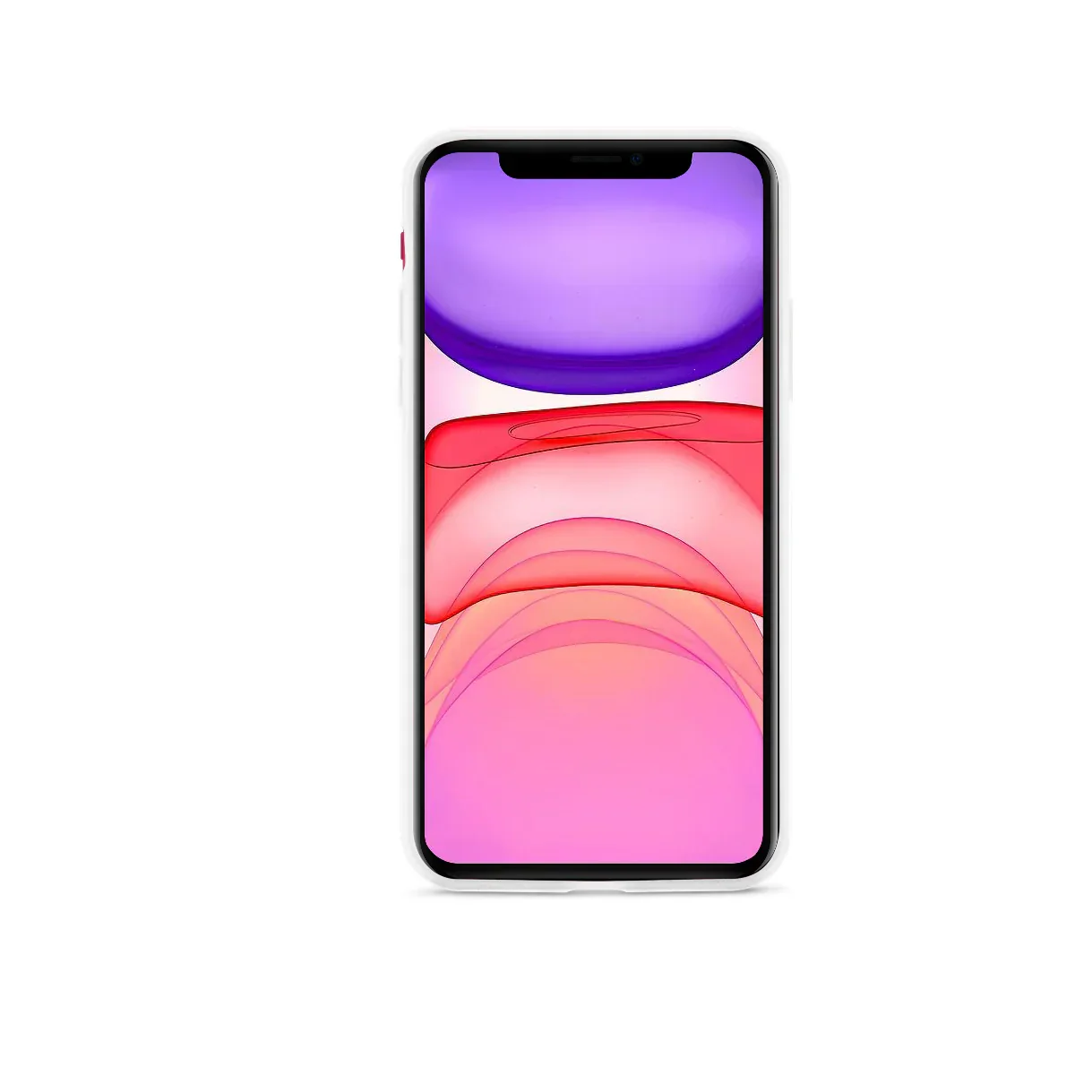 Husa de protectie iPhone 11, Silicon, Alb Transparent - Image 2