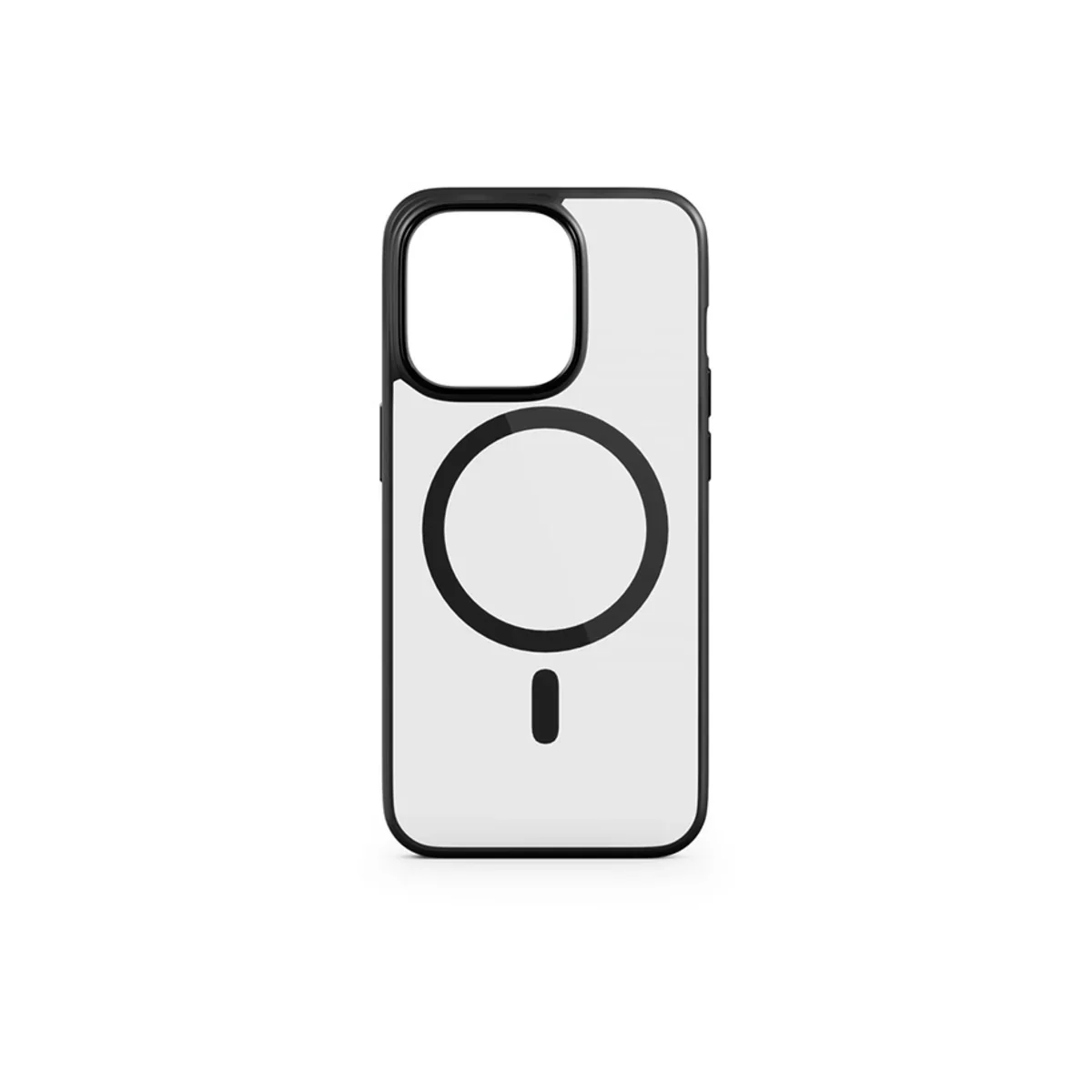 Husa de protectie iSTYLE Hero Magnetic pentru iPhone 15, Negru Transparent