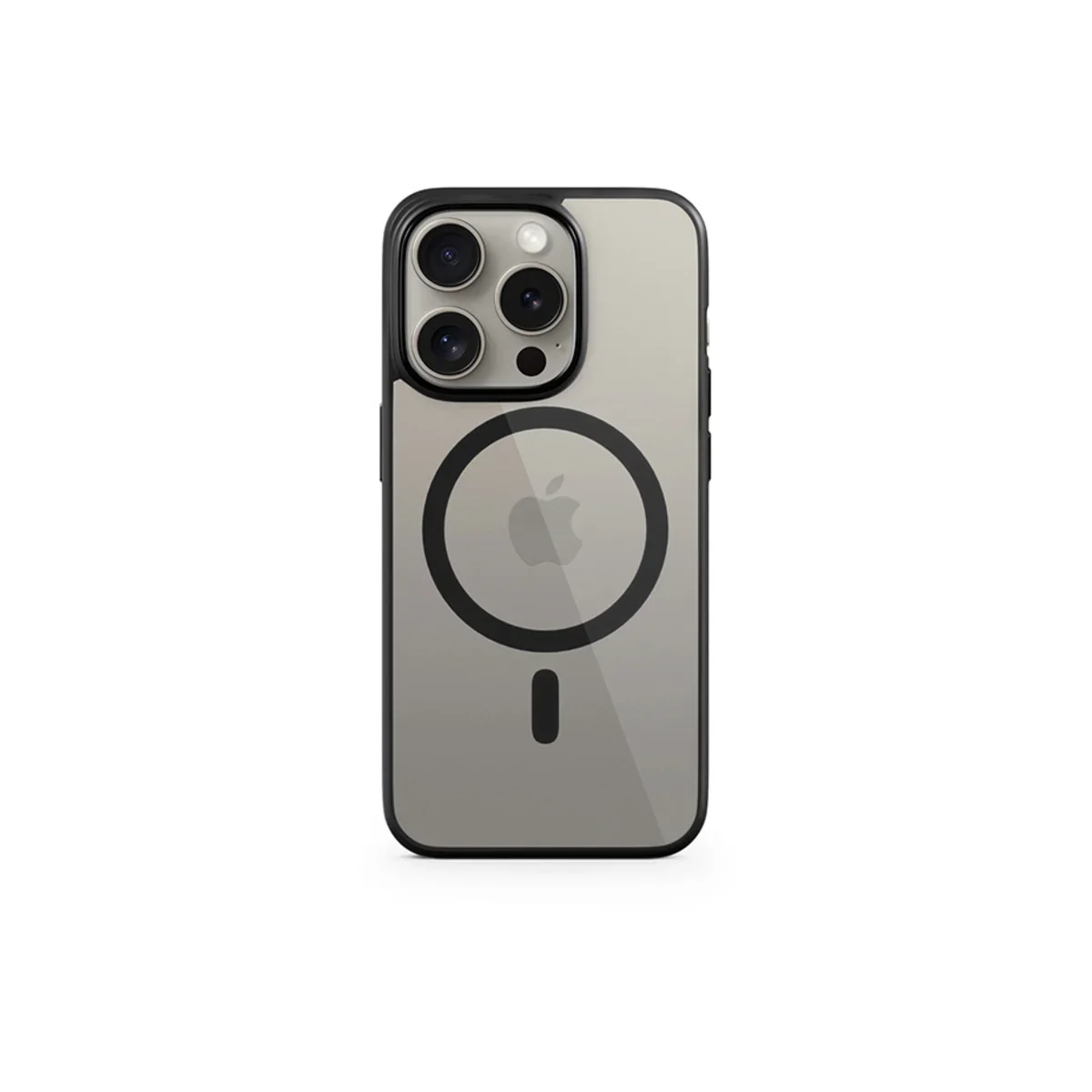 Husa de protectie iSTYLE Hero Magnetic pentru iPhone 15 Pro, Negru Transparent - Image 3