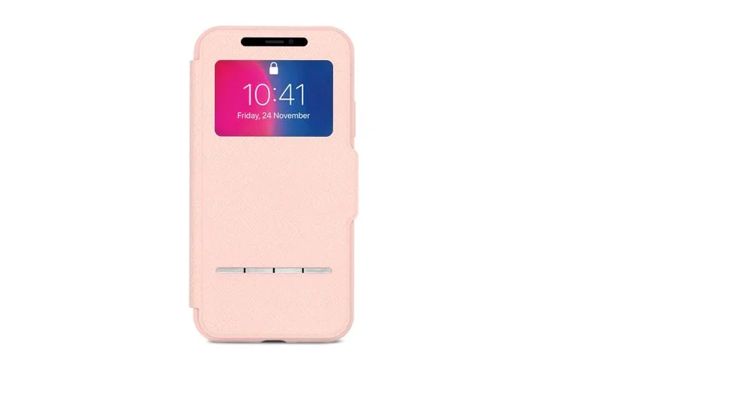 Husa de protectie Moshi SenseCover pentru iPhone X - Luna Pink - Image 5