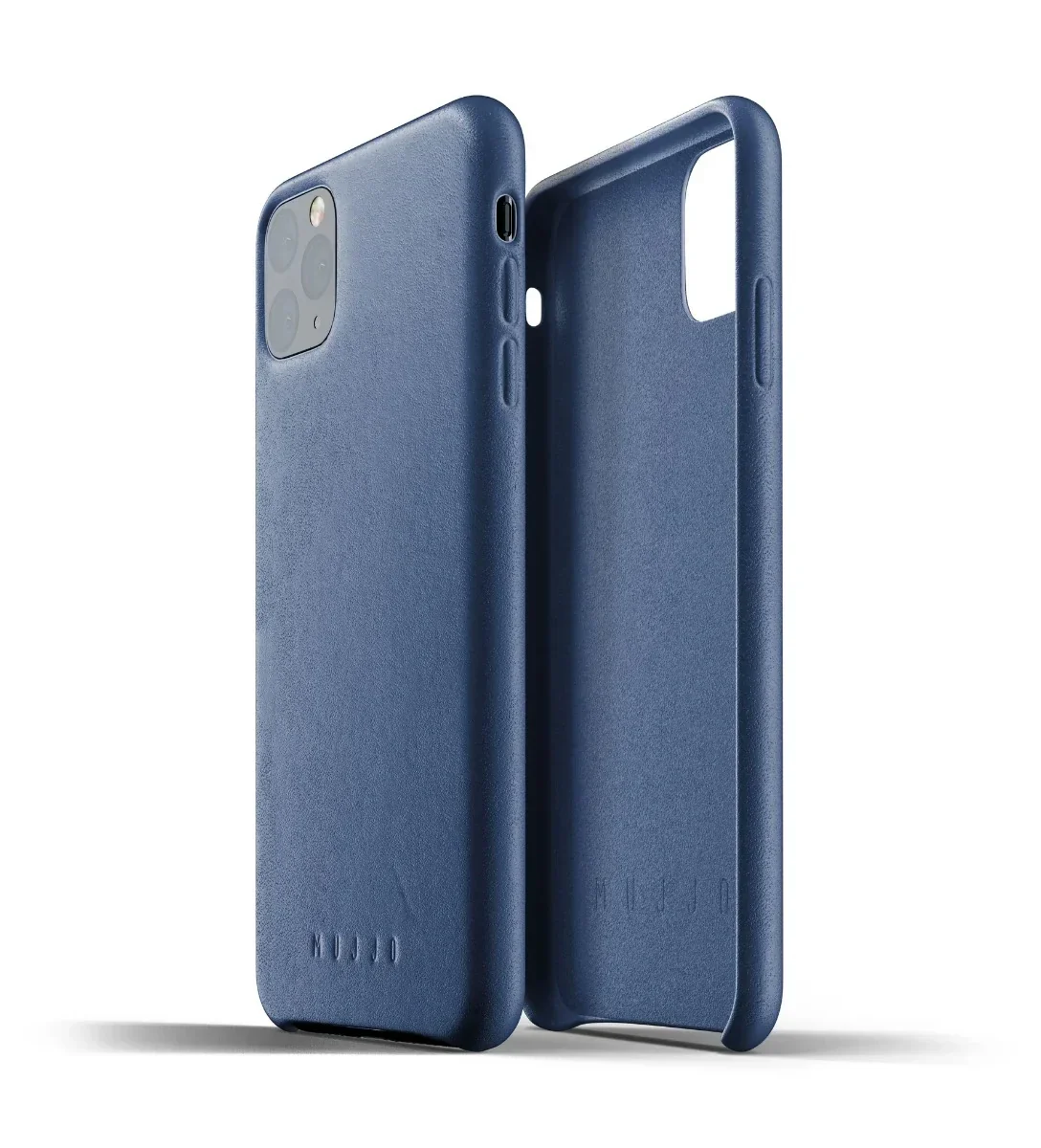 Husa de protectie Mujjo pentru iPhone 11 Pro Max, Piele, Monaco Blue - Image 2
