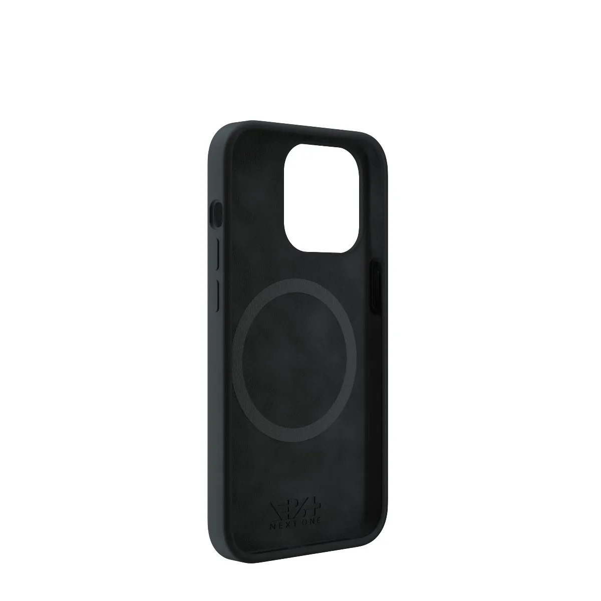 Husa de protectie NOA cu MagSafe pentru iPhone 13, Silicon, Negru - Image 3