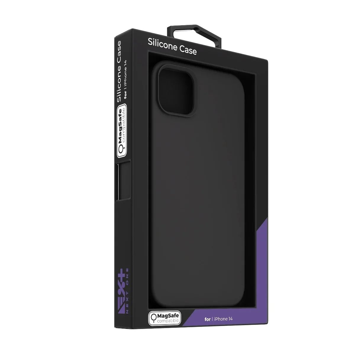 Husa de protectie NOA cu MagSafe pentru iPhone 14 Plus, Silicon, Negru - Image 9