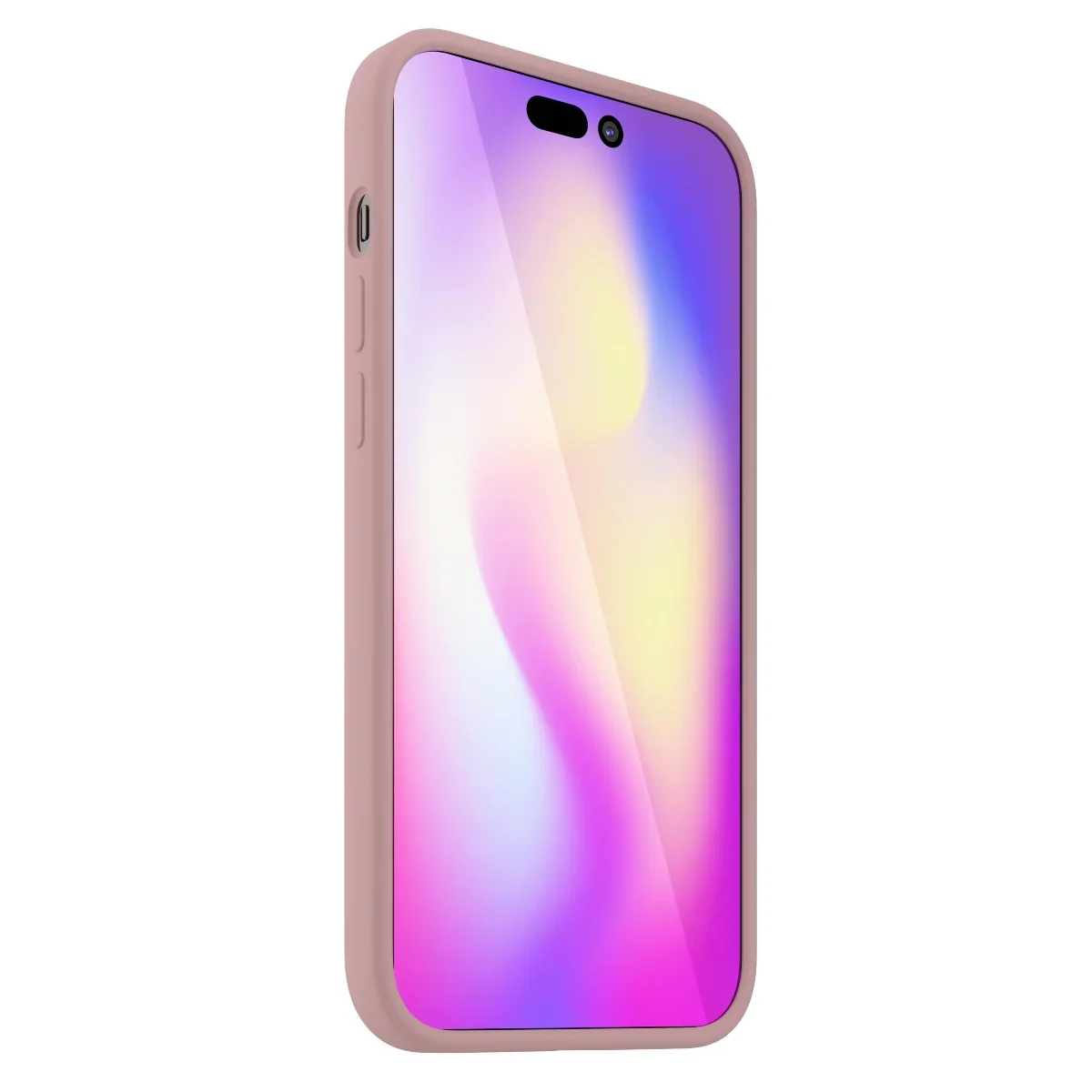Husa de protectie NOA cu MagSafe pentru iPhone 14 Pro, Silicon, Roz - Image 3