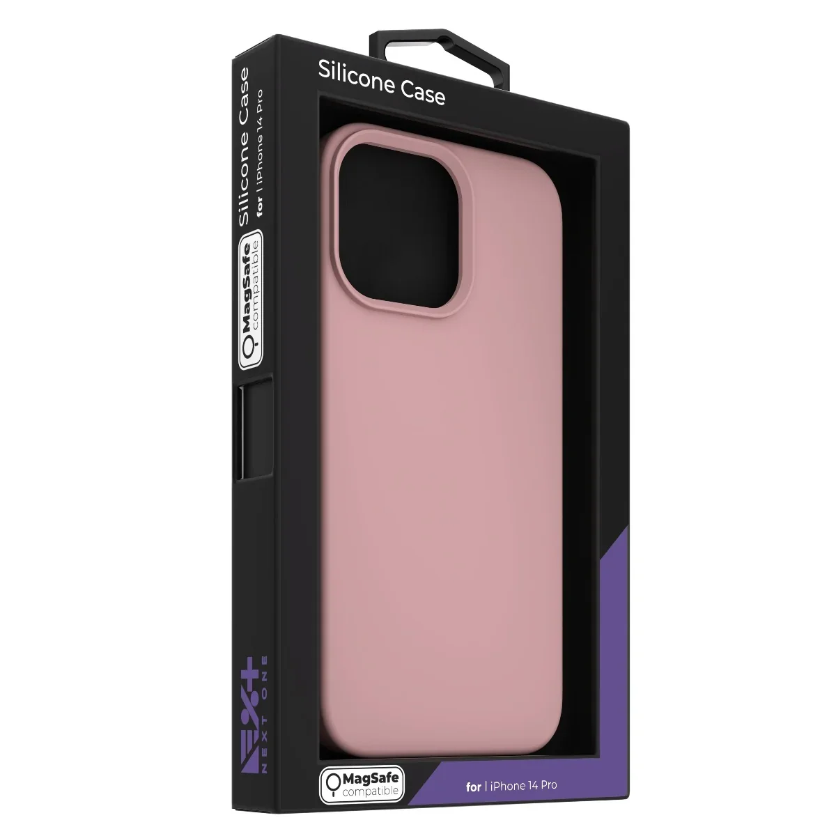 Husa de protectie NOA cu MagSafe pentru iPhone 14 Pro, Silicon, Roz - Image 8