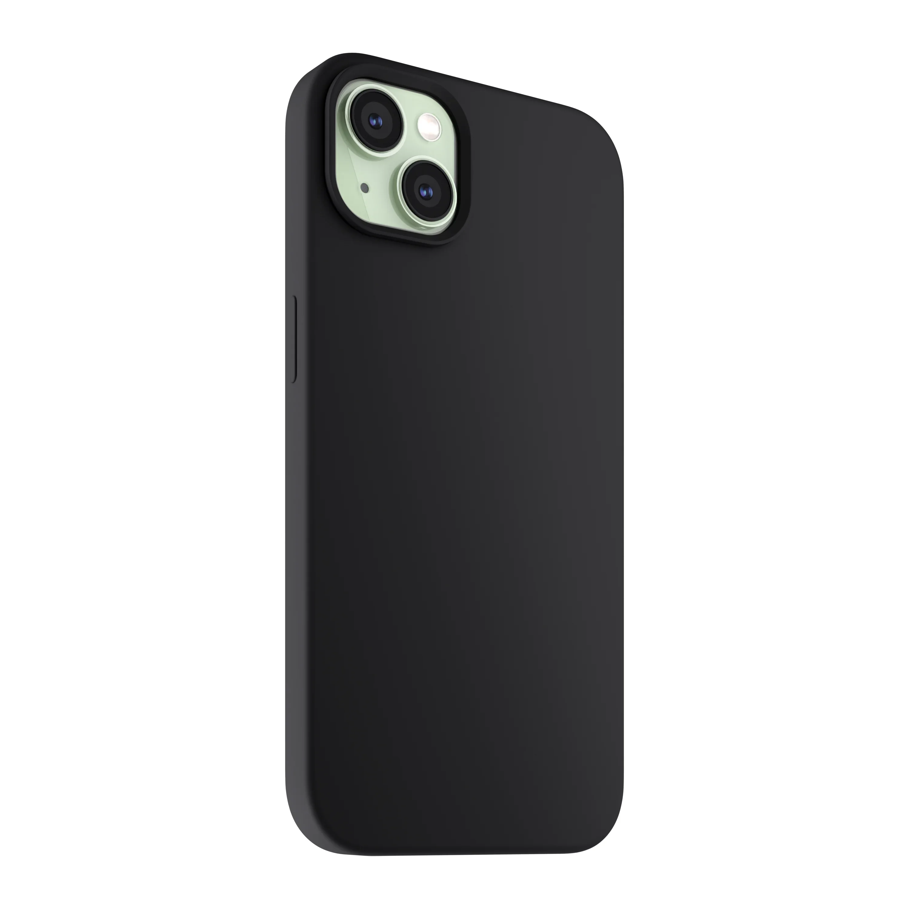 Husa de protectie NOA cu MagSafe pentru iPhone 15 Plus, Silicon, Negru - Image 2