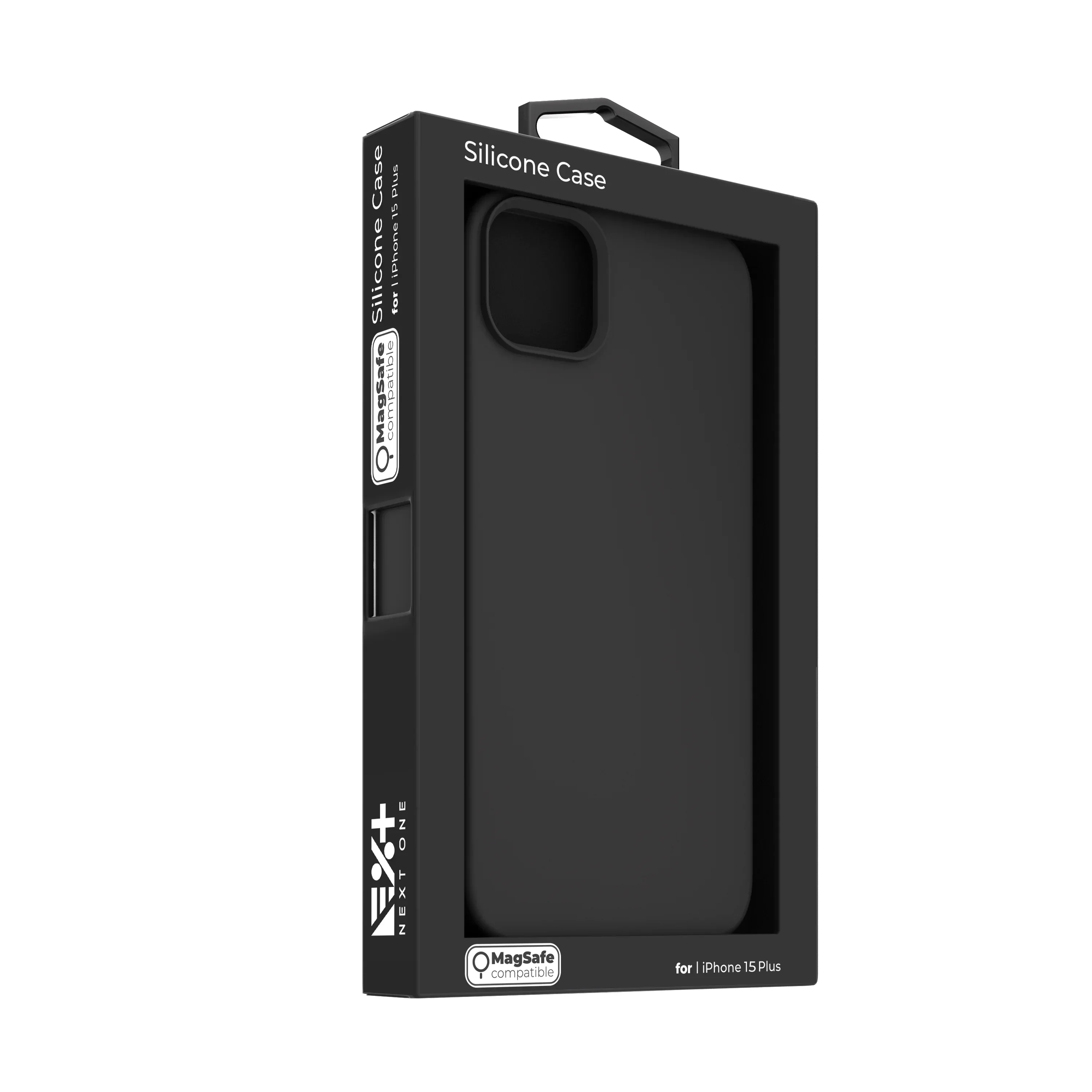 Husa de protectie NOA cu MagSafe pentru iPhone 15 Plus, Silicon, Negru - Image 8