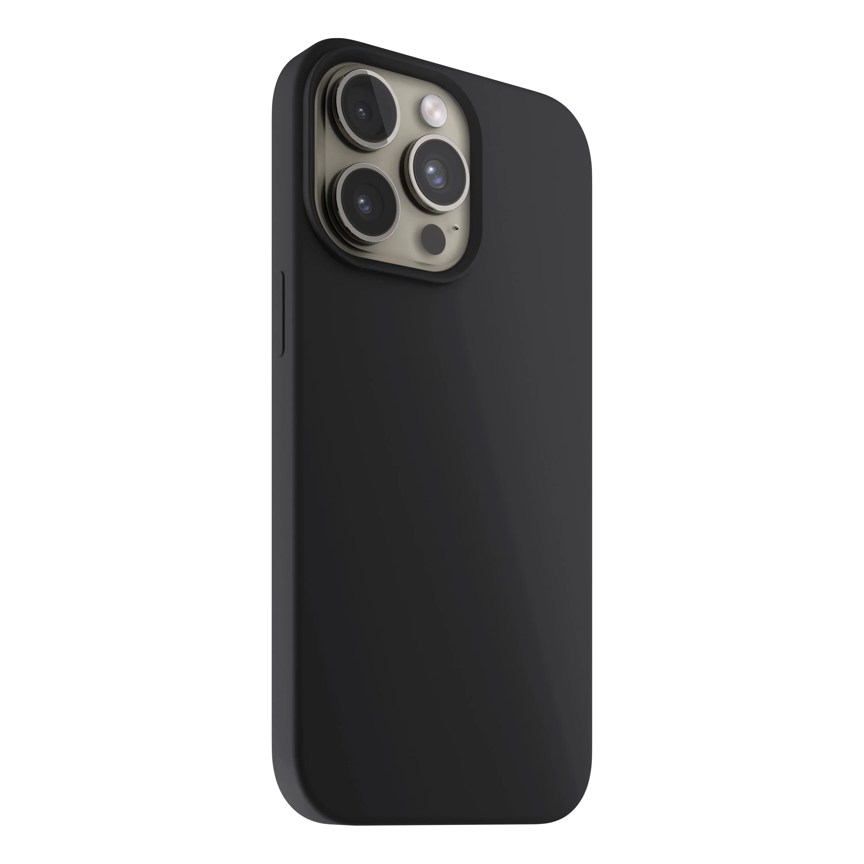 Husa de protectie NOA cu MagSafe pentru iPhone 15 Pro, Silicon, Negru - Image 2