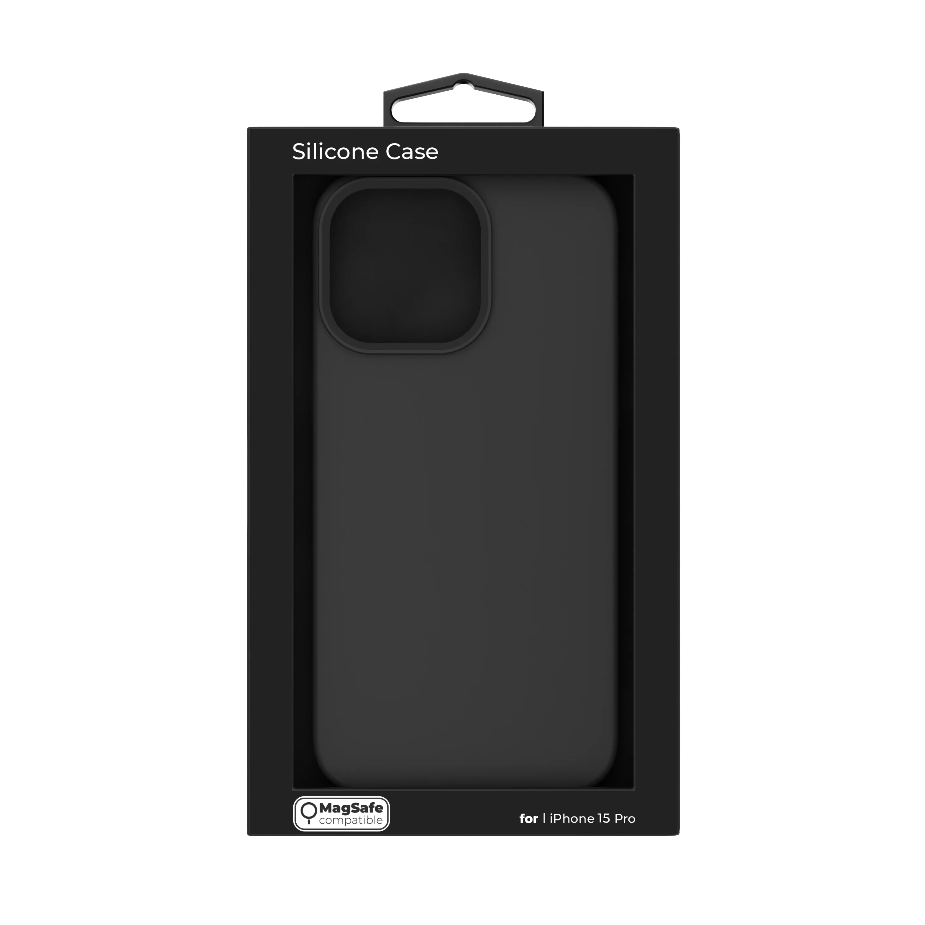 Husa de protectie NOA cu MagSafe pentru iPhone 15 Pro, Silicon, Negru - Image 7