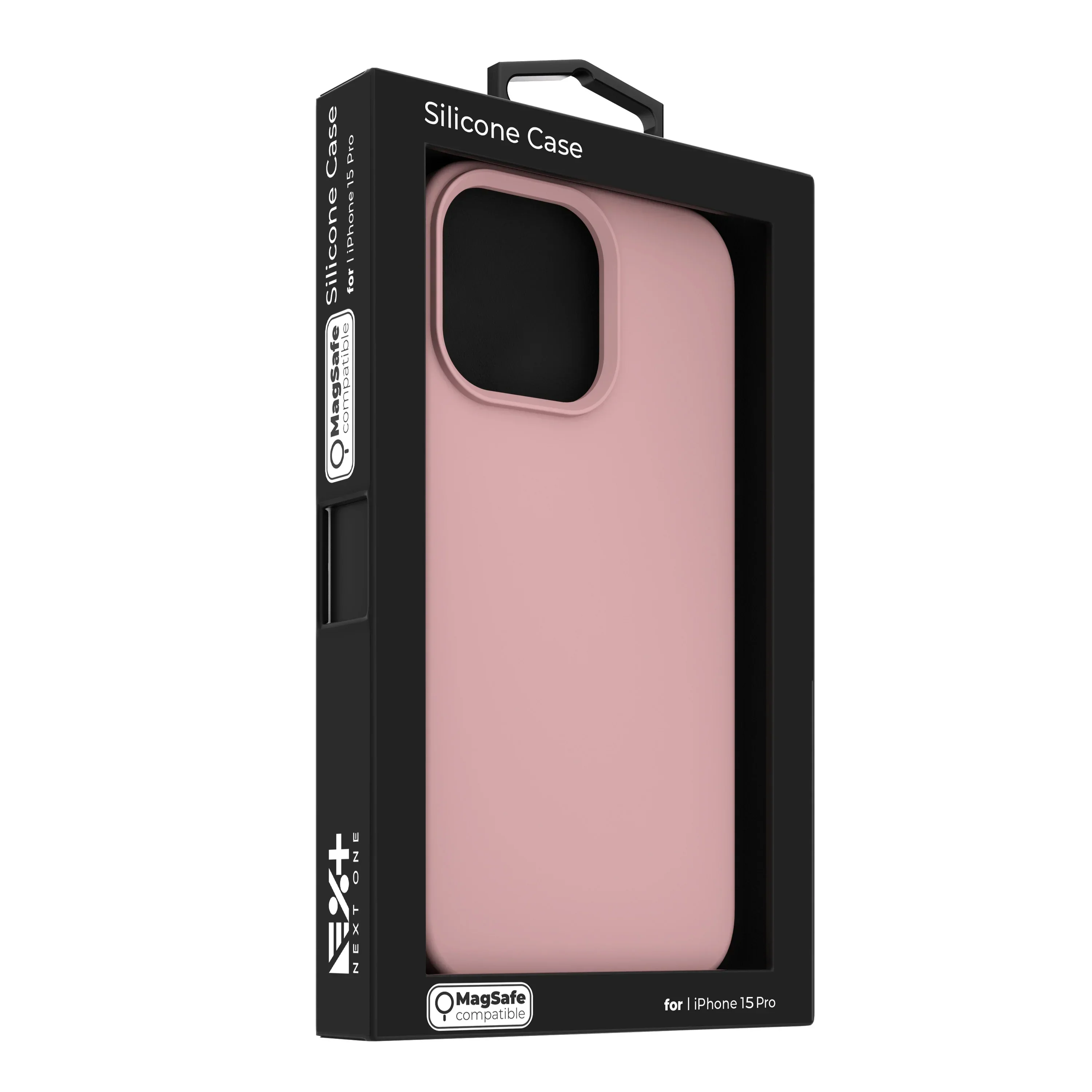 Husa de protectie NOA cu MagSafe pentru iPhone 15 Pro, Silicon, Roz - Image 8