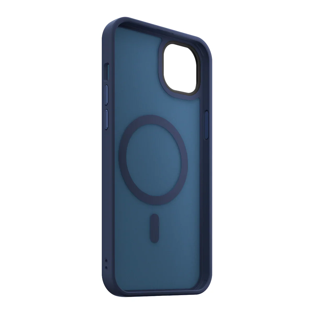 Husa de protectie NOA Mist Shield cu MagSafe pentru iPhone 14 Plus, Albastru - Image 4
