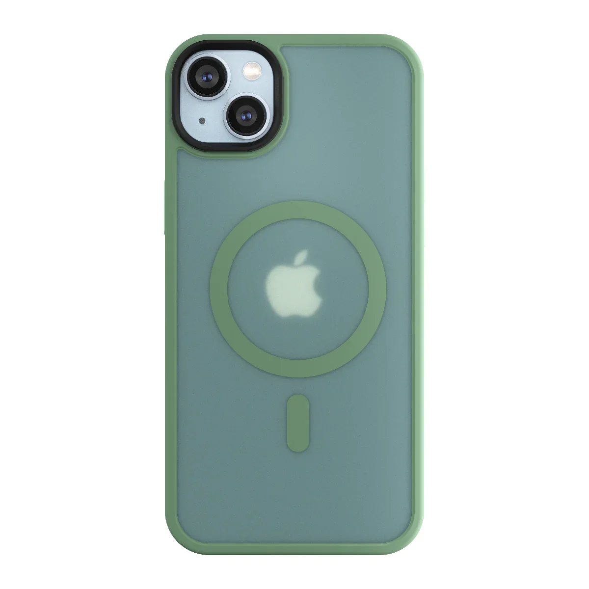 Husa de protectie NOA Mist Shield cu MagSafe pentru iPhone 14, Verde - Image 2
